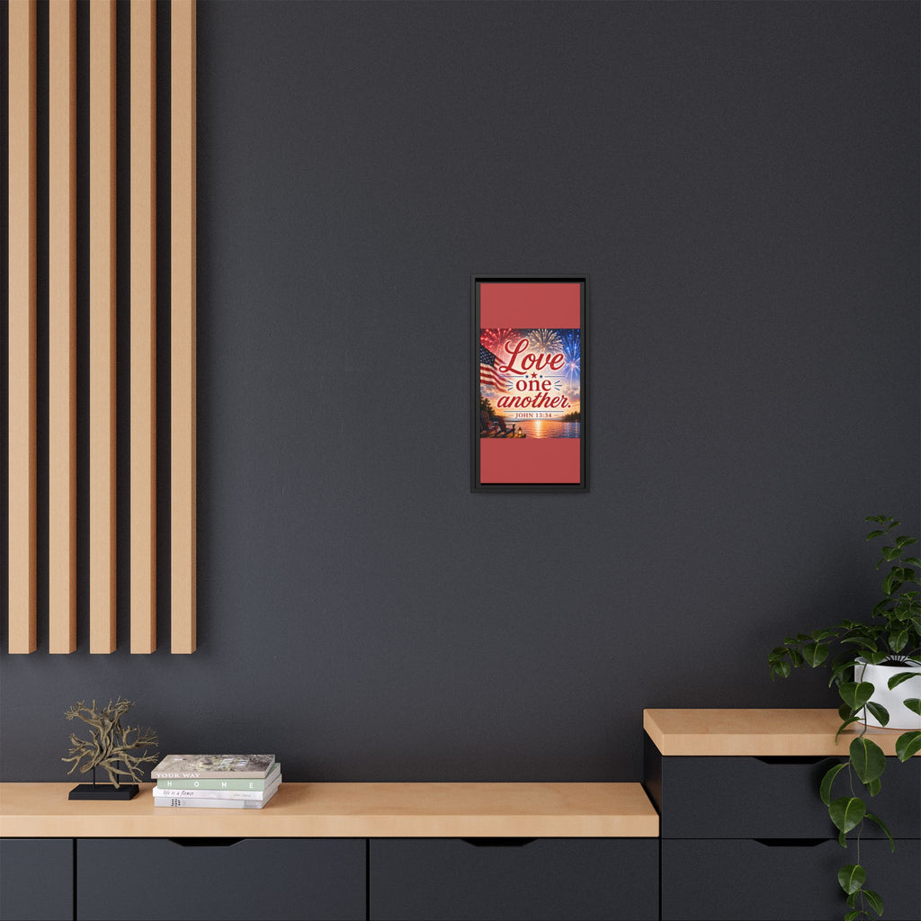 Matte Canvas, Framed (Multi-color)