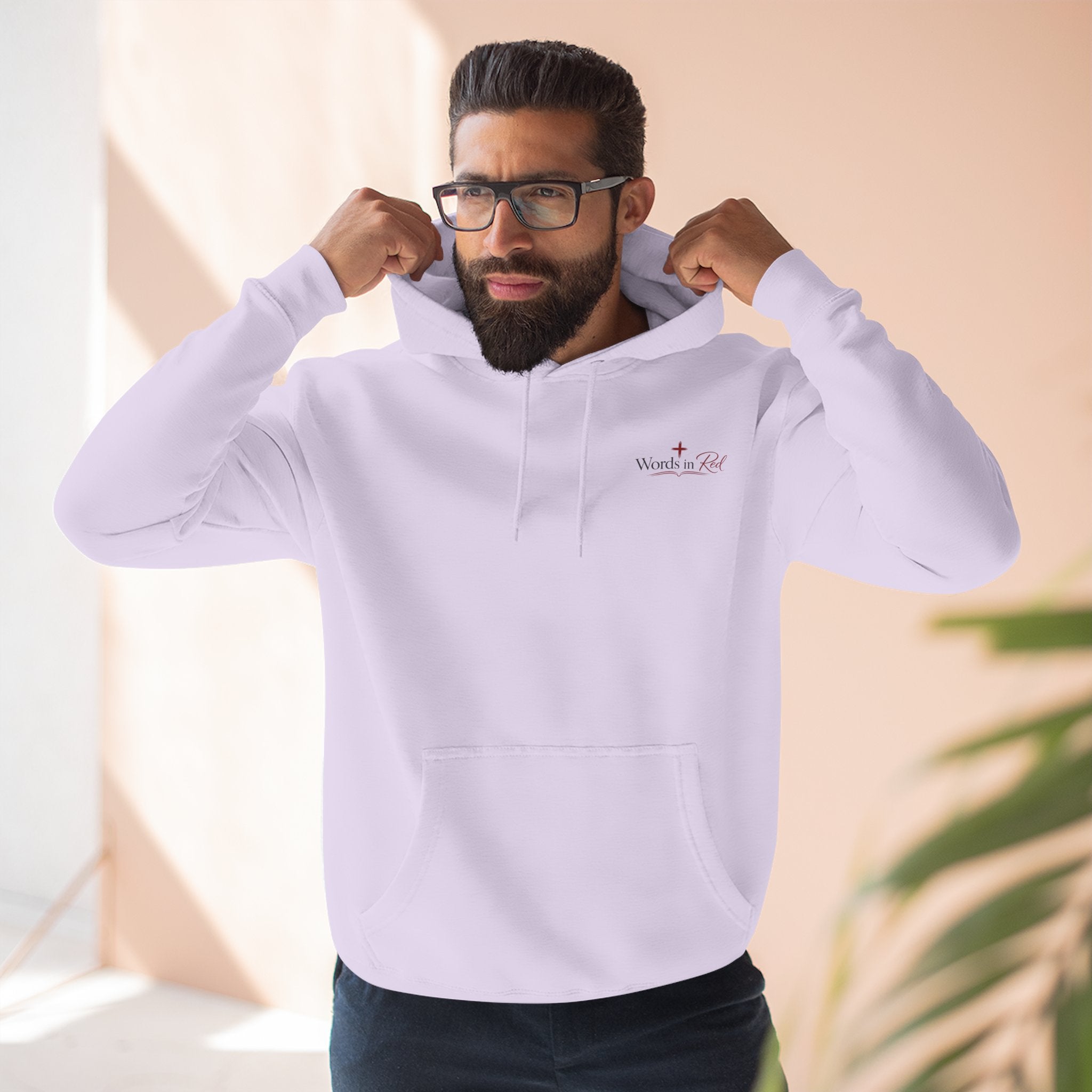 Faith Quote Hoodie — "I am the way, the truth, and the life" Fleece Pullover