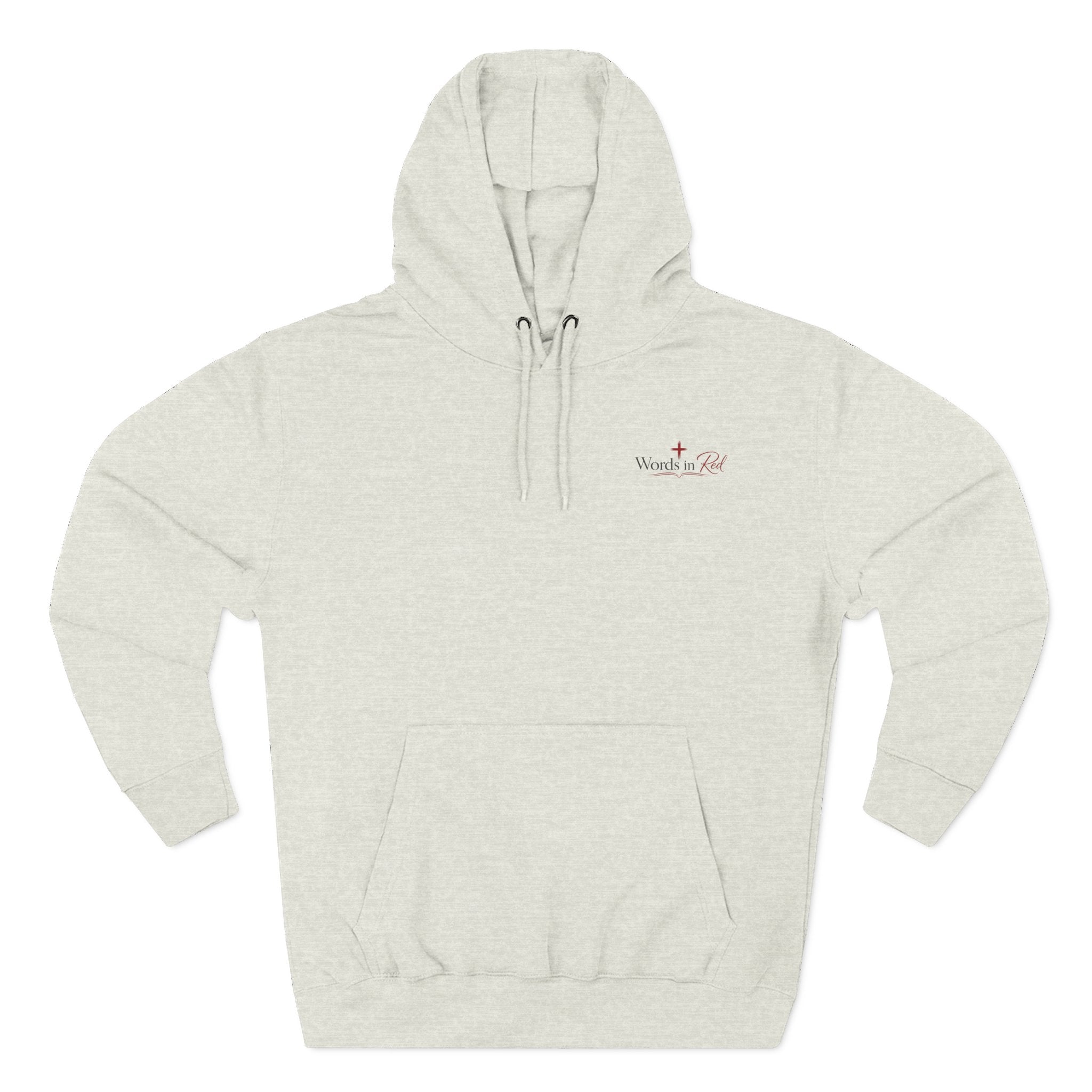 Faith Quote Hoodie — "I am the way, the truth, and the life" Fleece Pullover