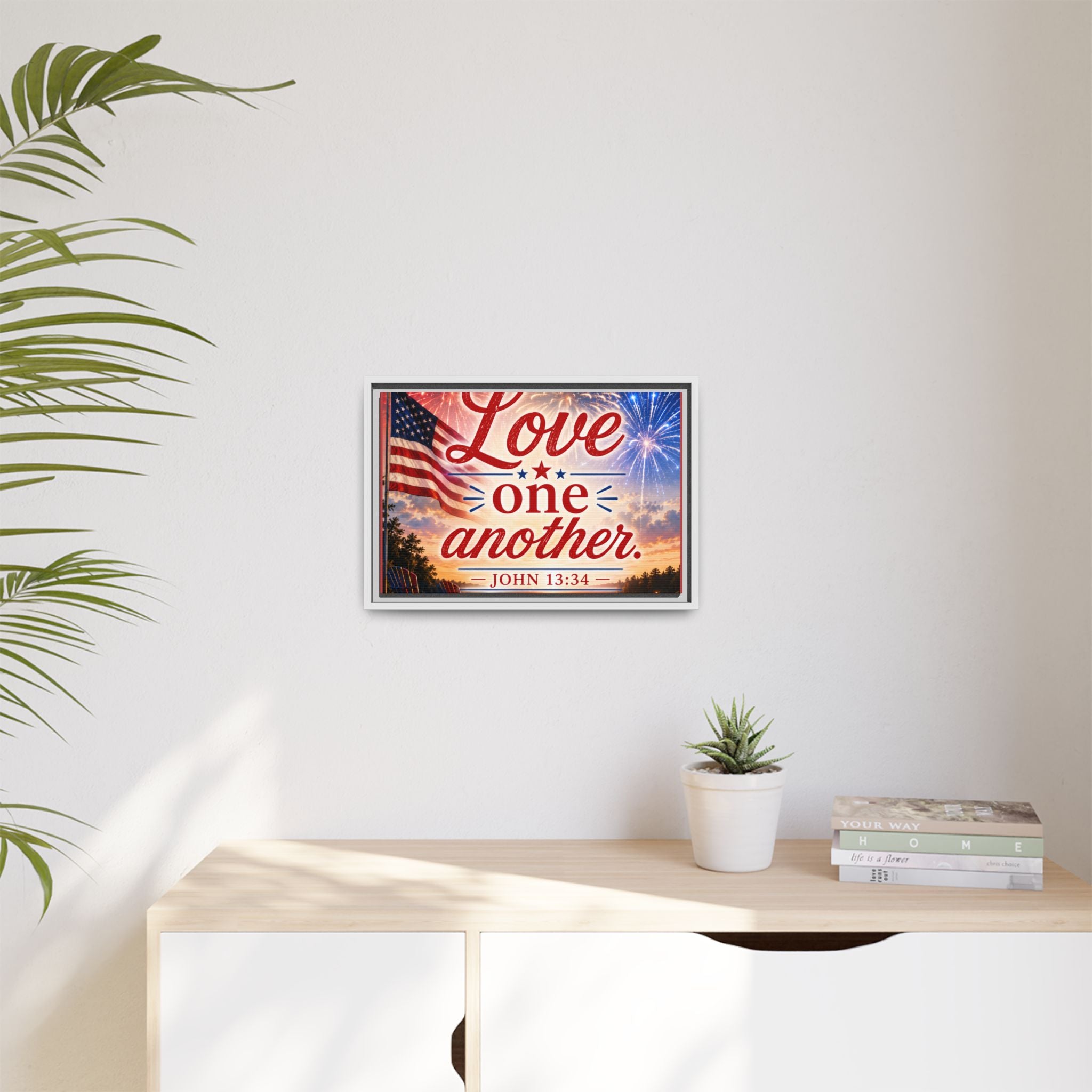 Matte Canvas, Framed (Multi-color)
