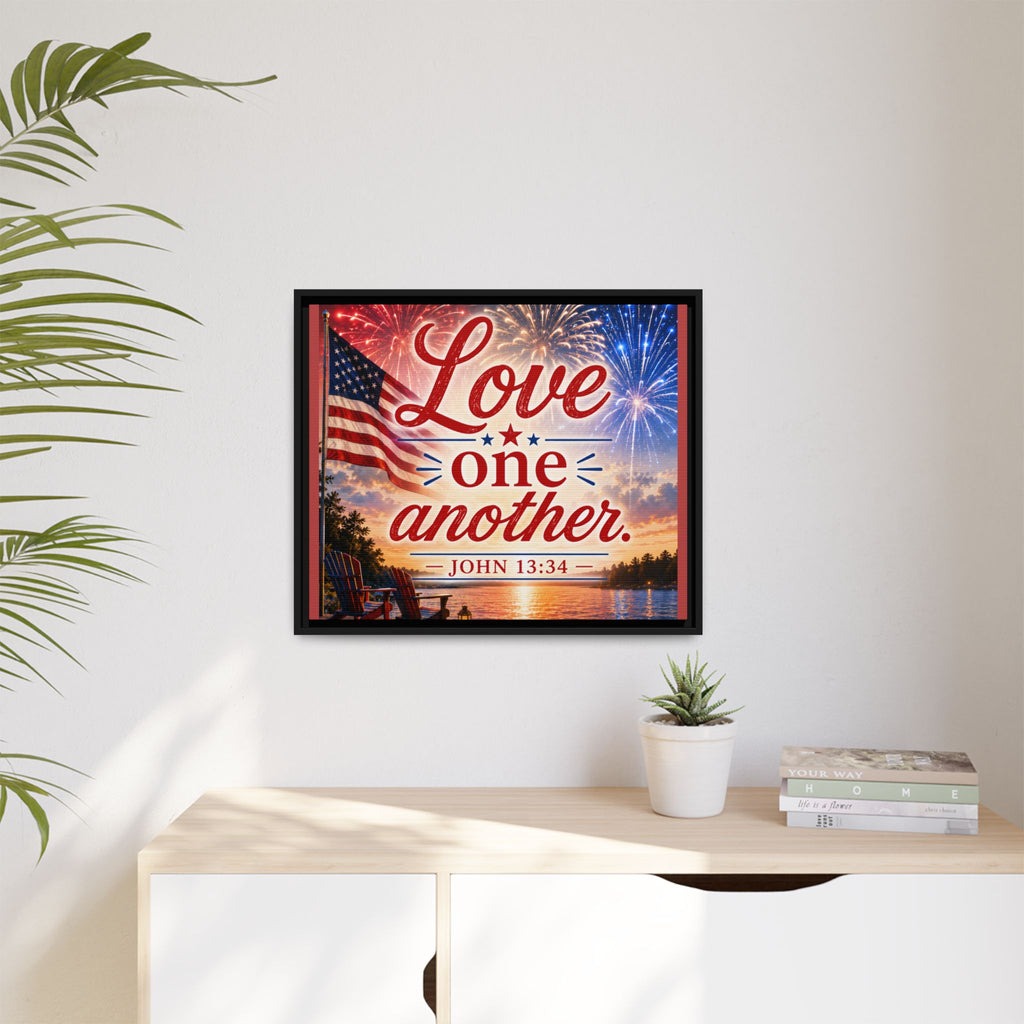 Matte Canvas, Framed (Multi-color)
