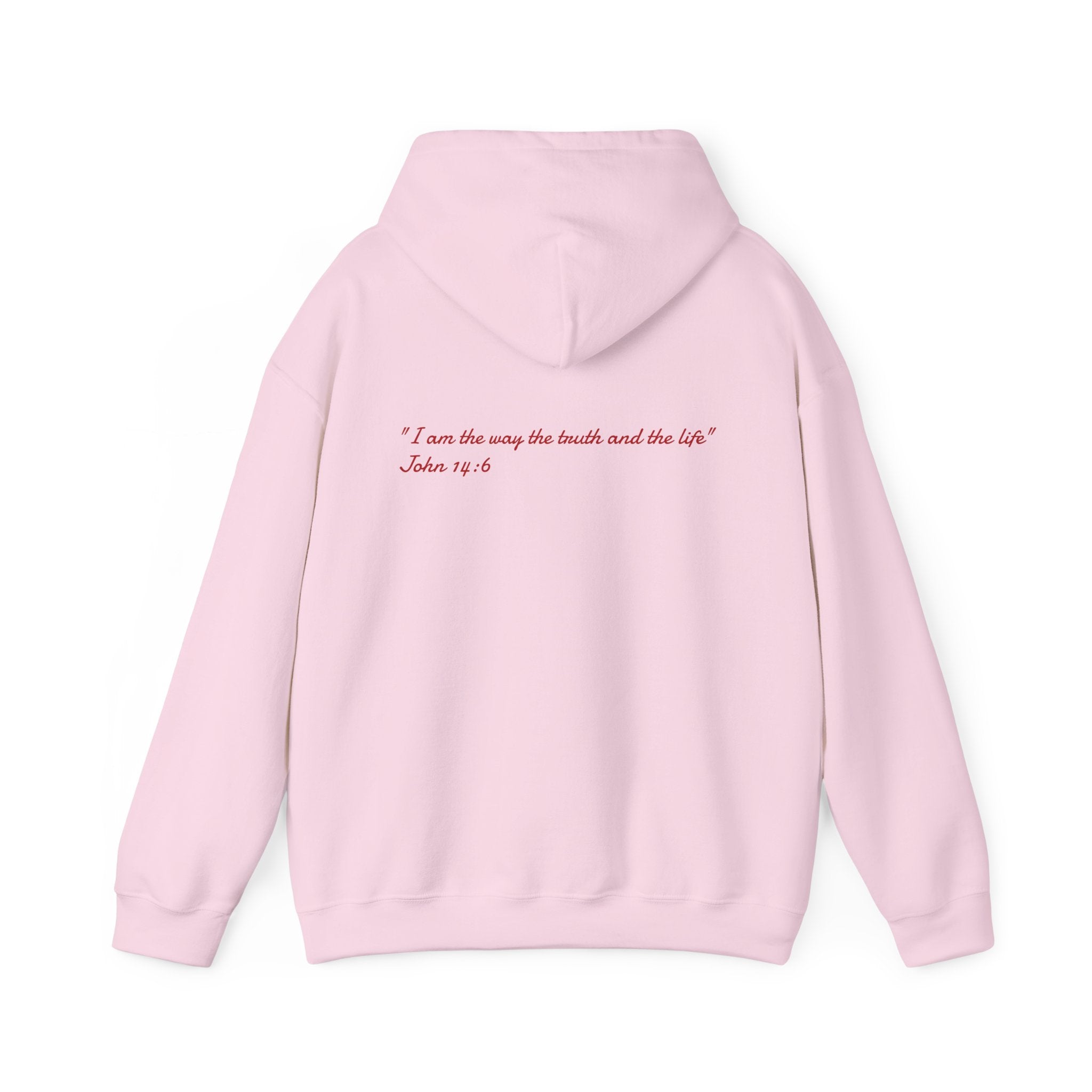 Words in Red Hoodie — Faith Script "I am the way the truth and the life" John 14:6