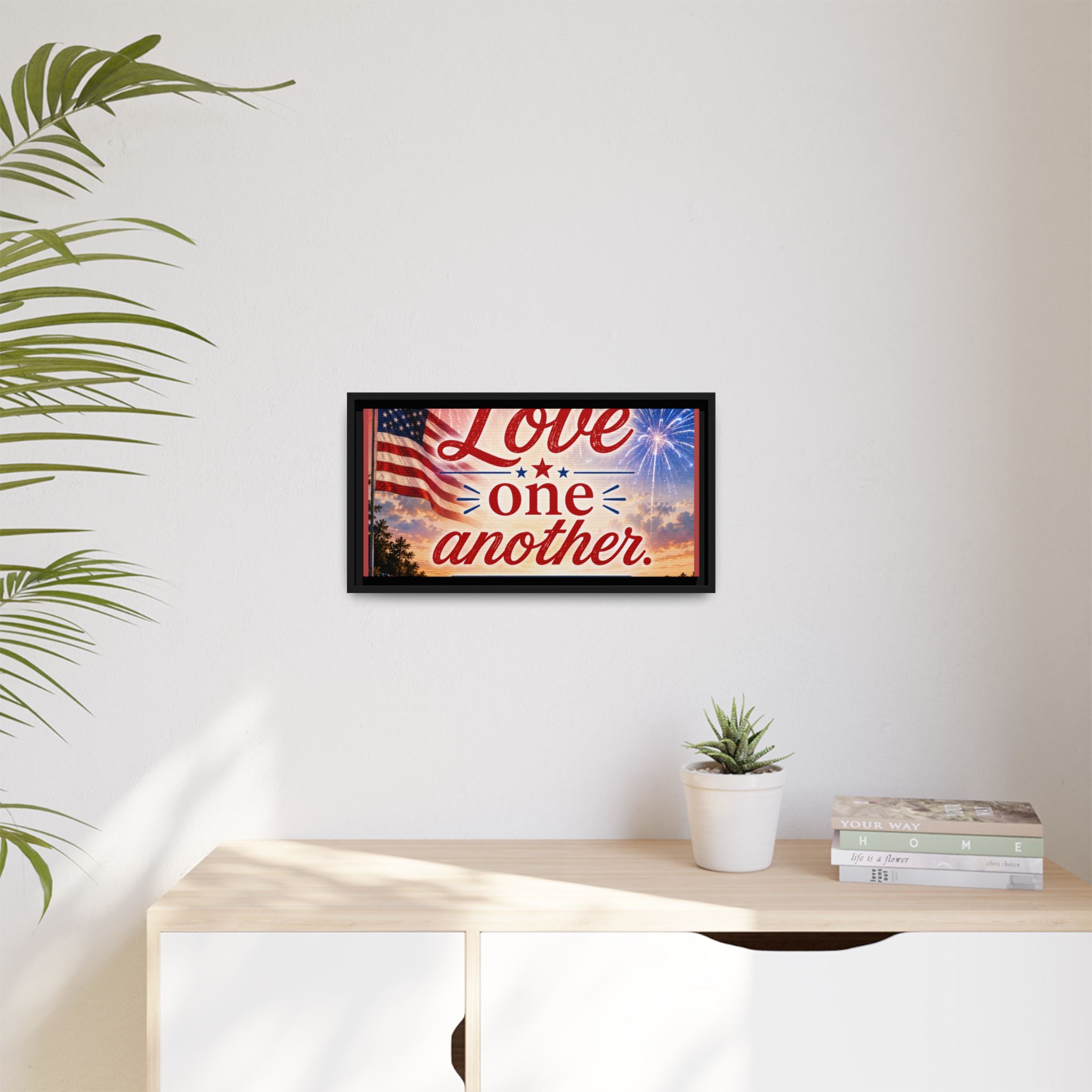 Matte Canvas, Framed (Multi-color)