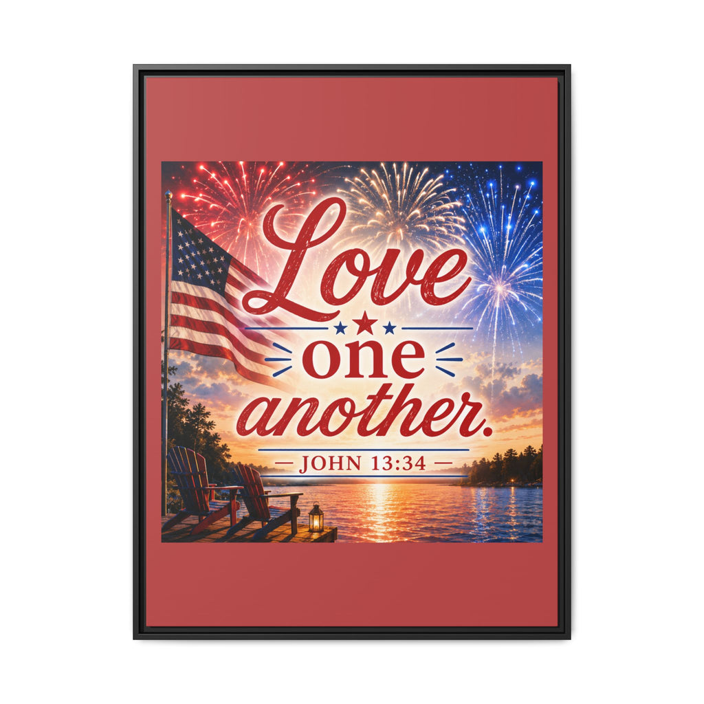 Matte Canvas, Framed (Multi-color)
