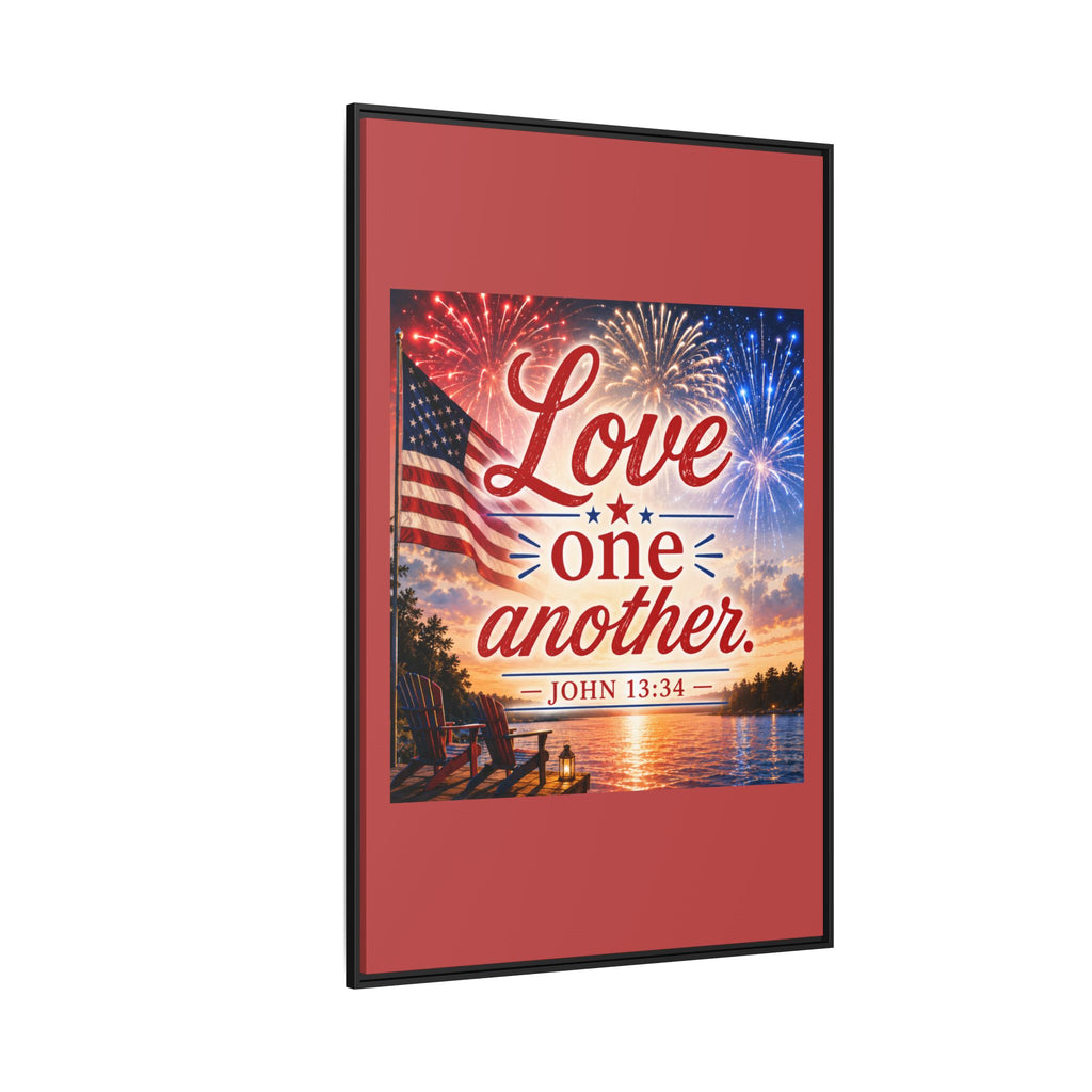 Matte Canvas, Framed (Multi-color)