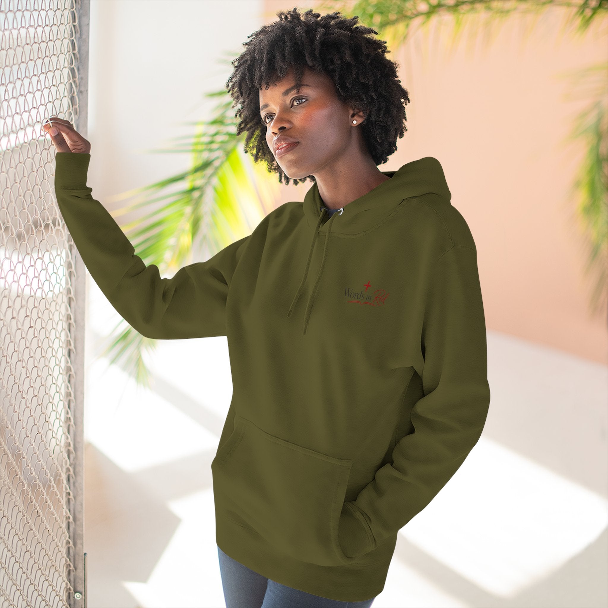 Faith Quote Hoodie — "I am the way, the truth, and the life" Fleece Pullover