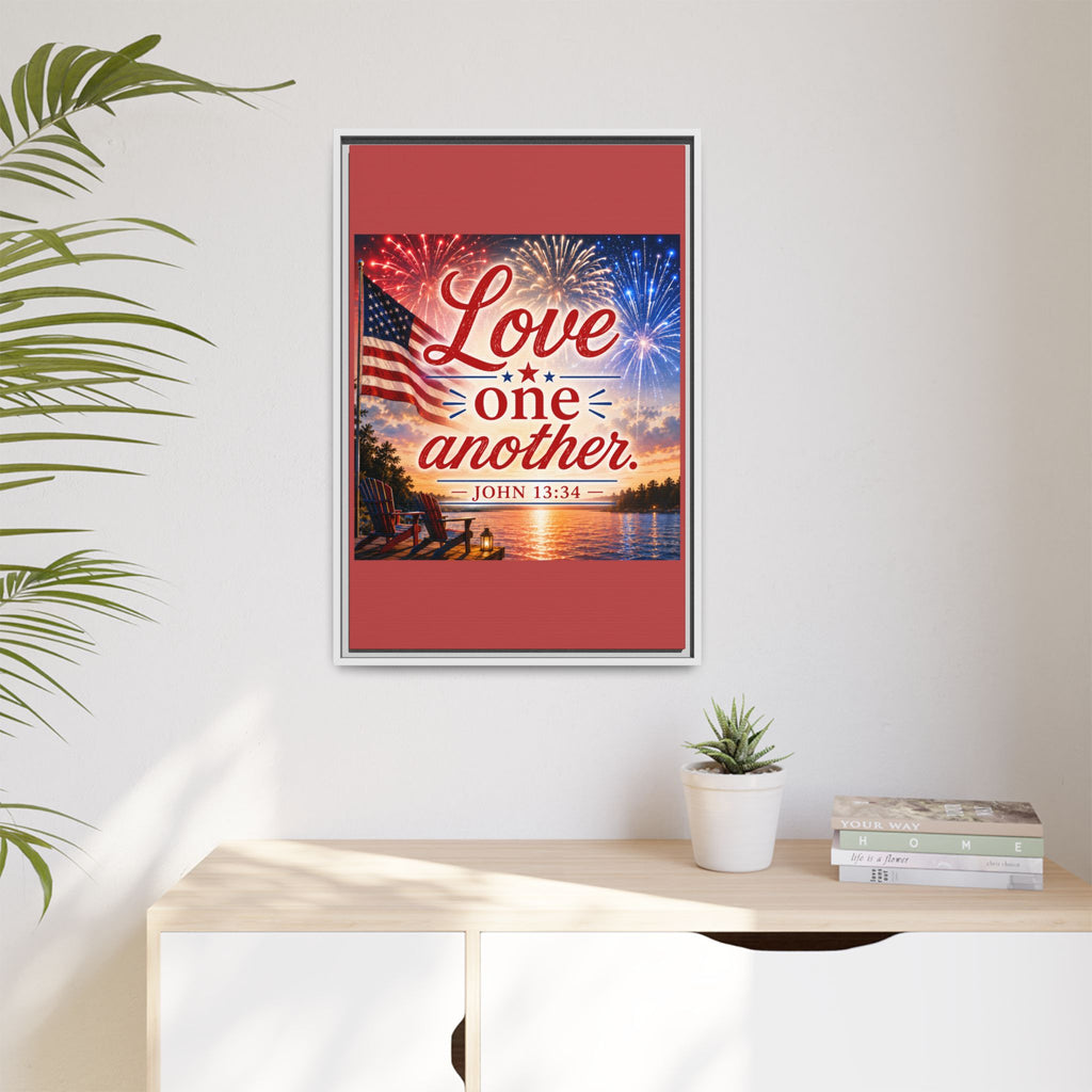 Matte Canvas, Framed (Multi-color)