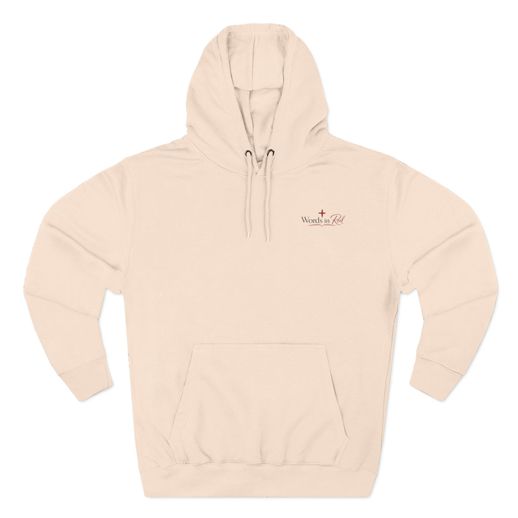 Faith Quote Hoodie — "I am the way, the truth, and the life" Fleece Pullover