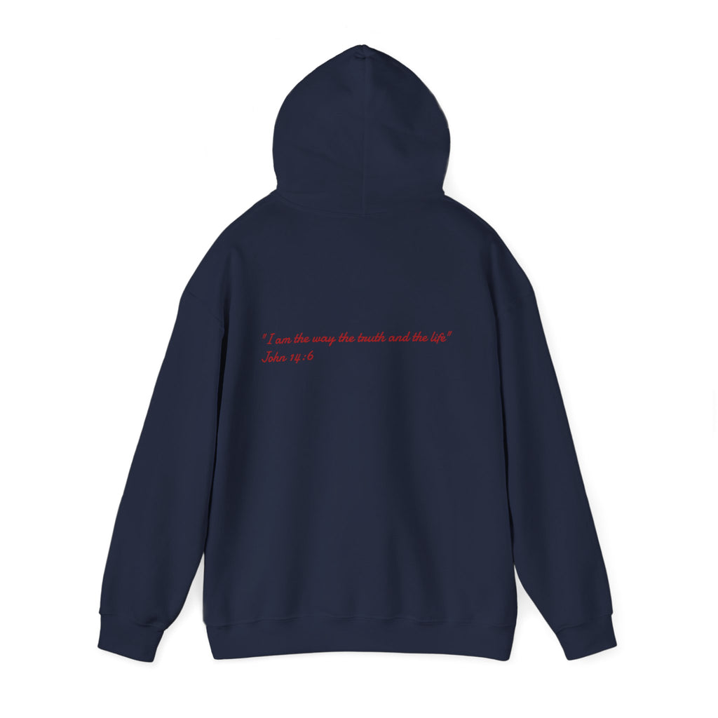 Words in Red Hoodie — Faith Script "I am the way the truth and the life" John 14:6