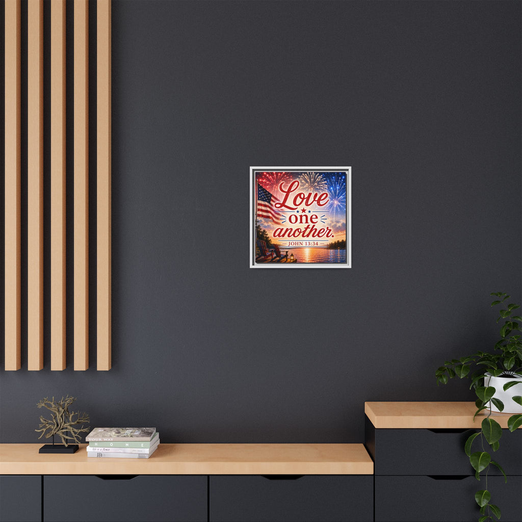 Matte Canvas, Framed (Multi-color)