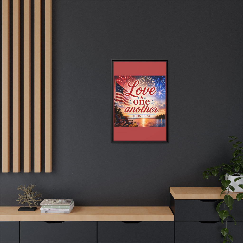 Matte Canvas, Framed (Multi-color)