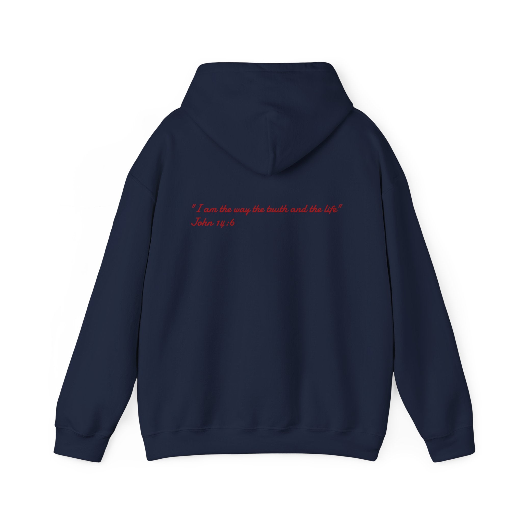 Words in Red Hoodie — Faith Script "I am the way the truth and the life" John 14:6