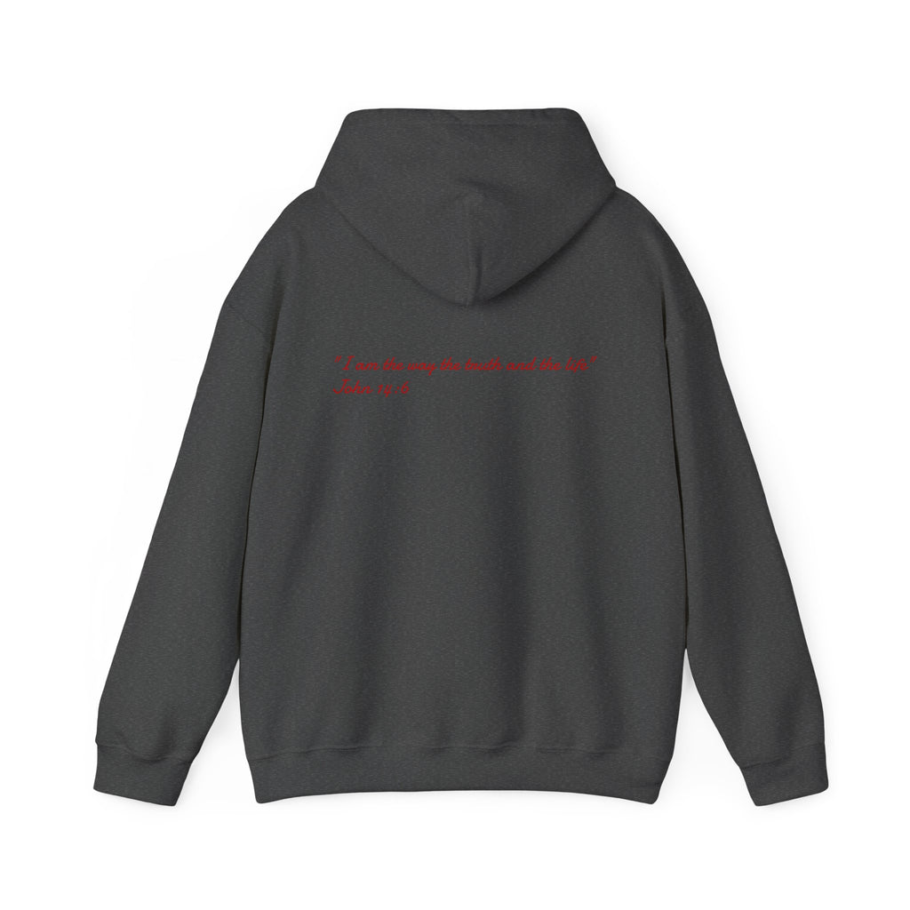 Words in Red Hoodie — Faith Script "I am the way the truth and the life" John 14:6