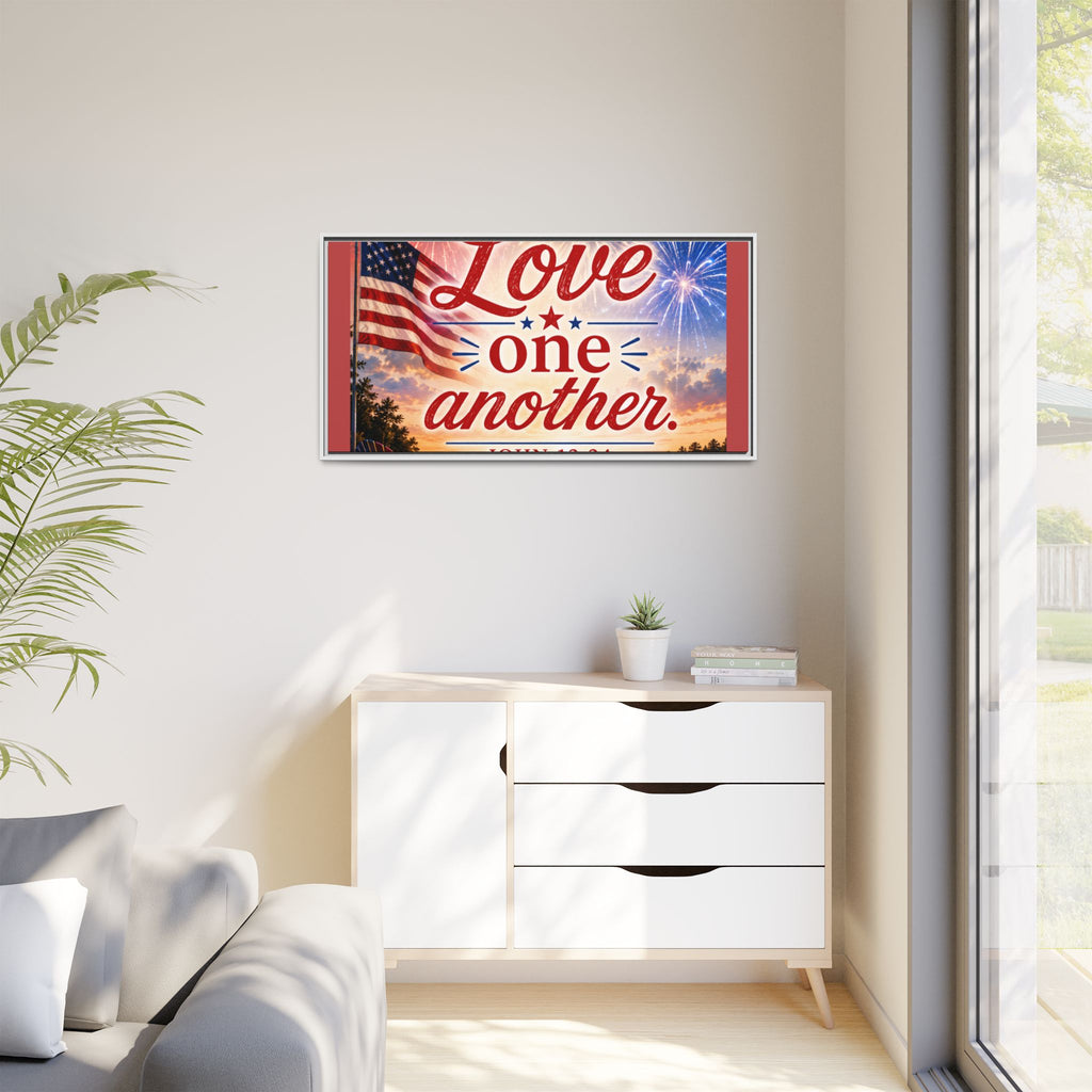 Matte Canvas, Framed (Multi-color)
