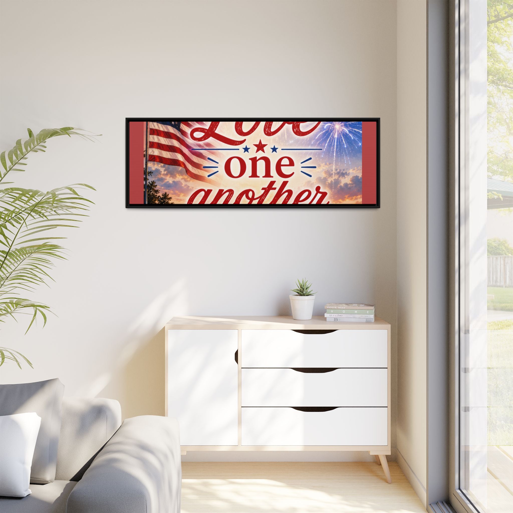 Matte Canvas, Framed (Multi-color)