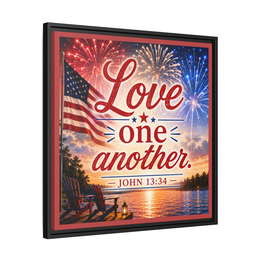 Matte Canvas, Framed (Multi-color)