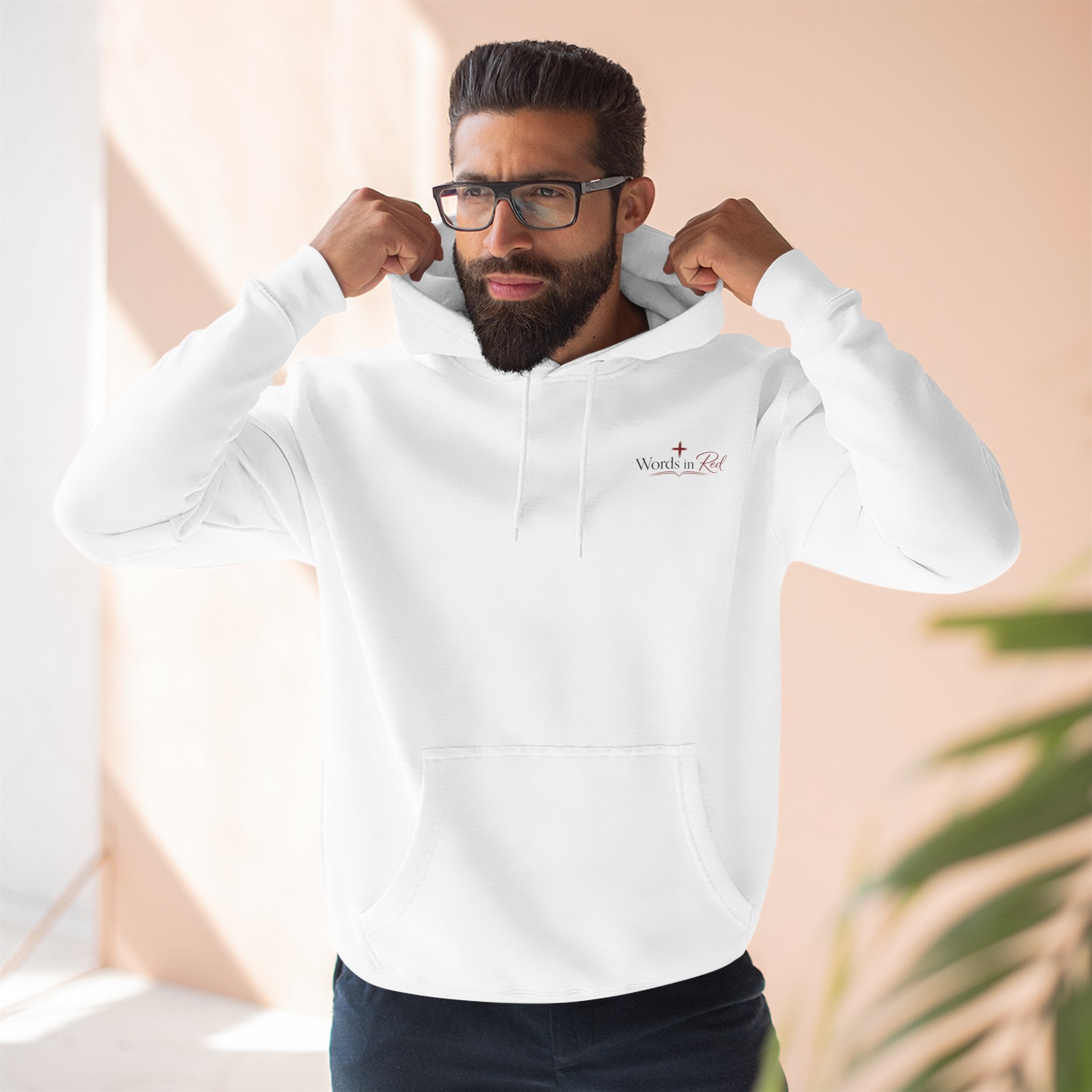 Faith Quote Hoodie — "I am the way, the truth, and the life" Fleece Pullover