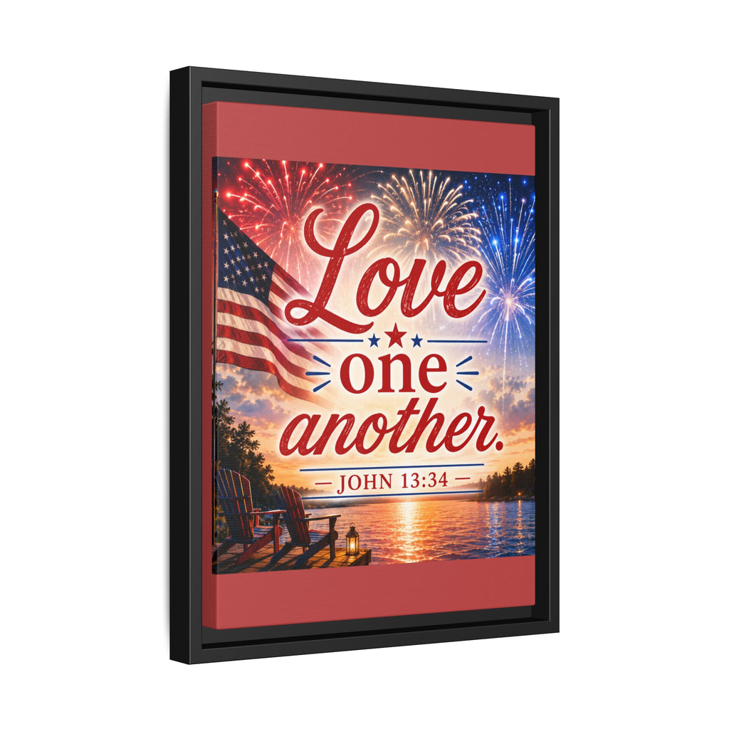 Matte Canvas, Framed (Multi-color)