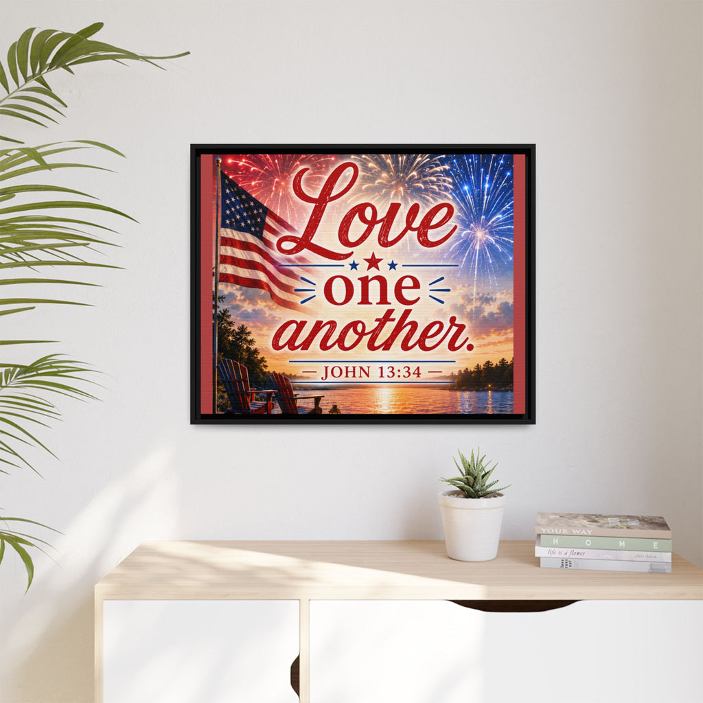 Matte Canvas, Framed (Multi-color)