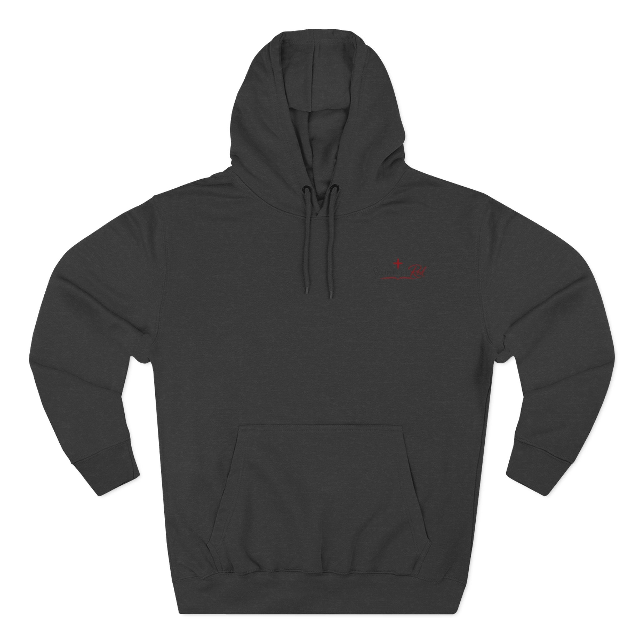 Faith Quote Hoodie — "I am the way, the truth, and the life" Fleece Pullover