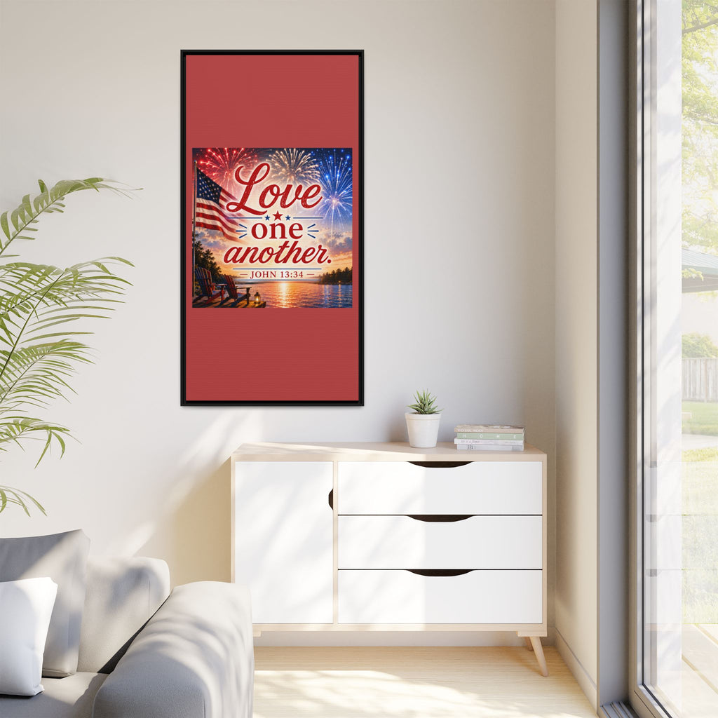 Matte Canvas, Framed (Multi-color)