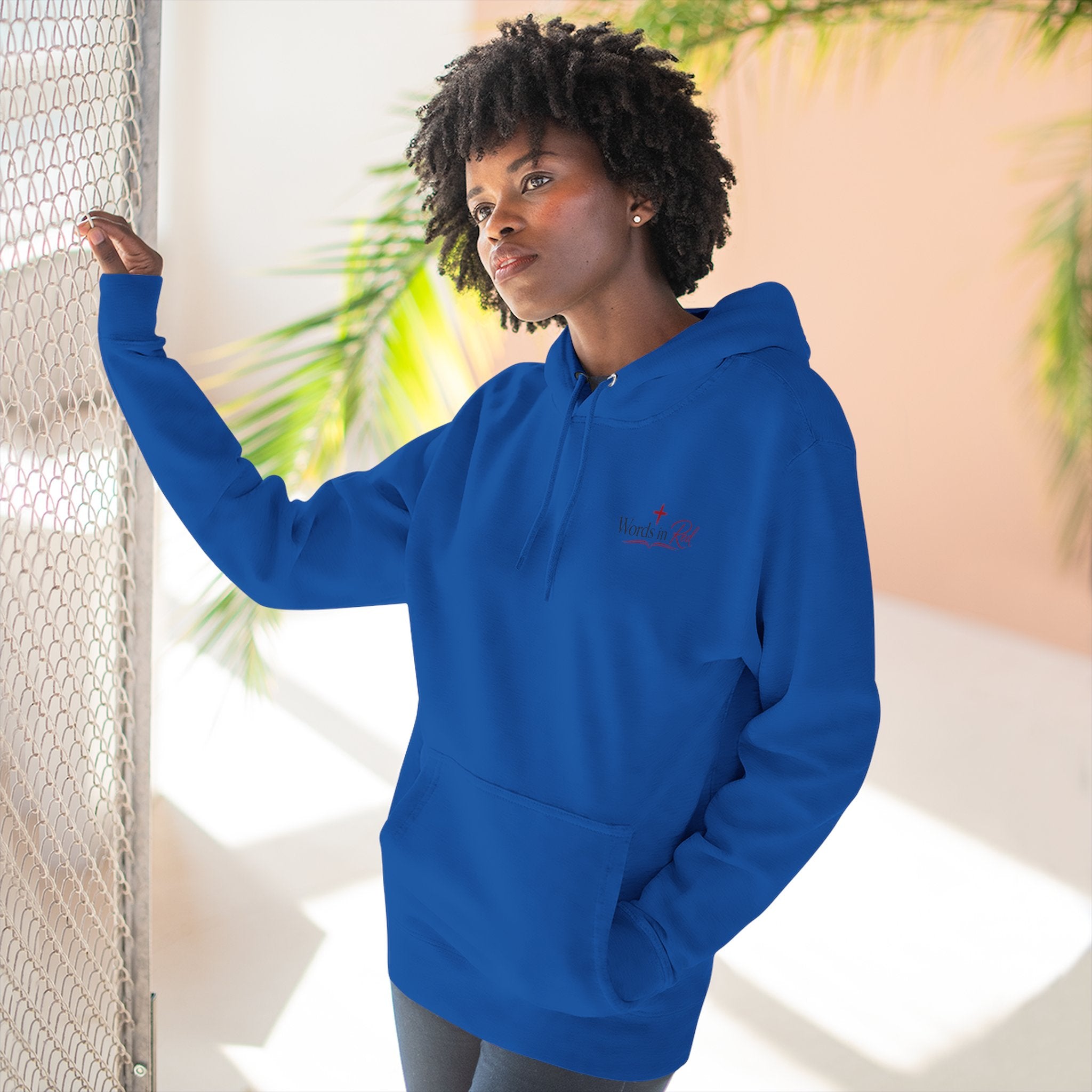 Faith Quote Hoodie — "I am the way, the truth, and the life" Fleece Pullover