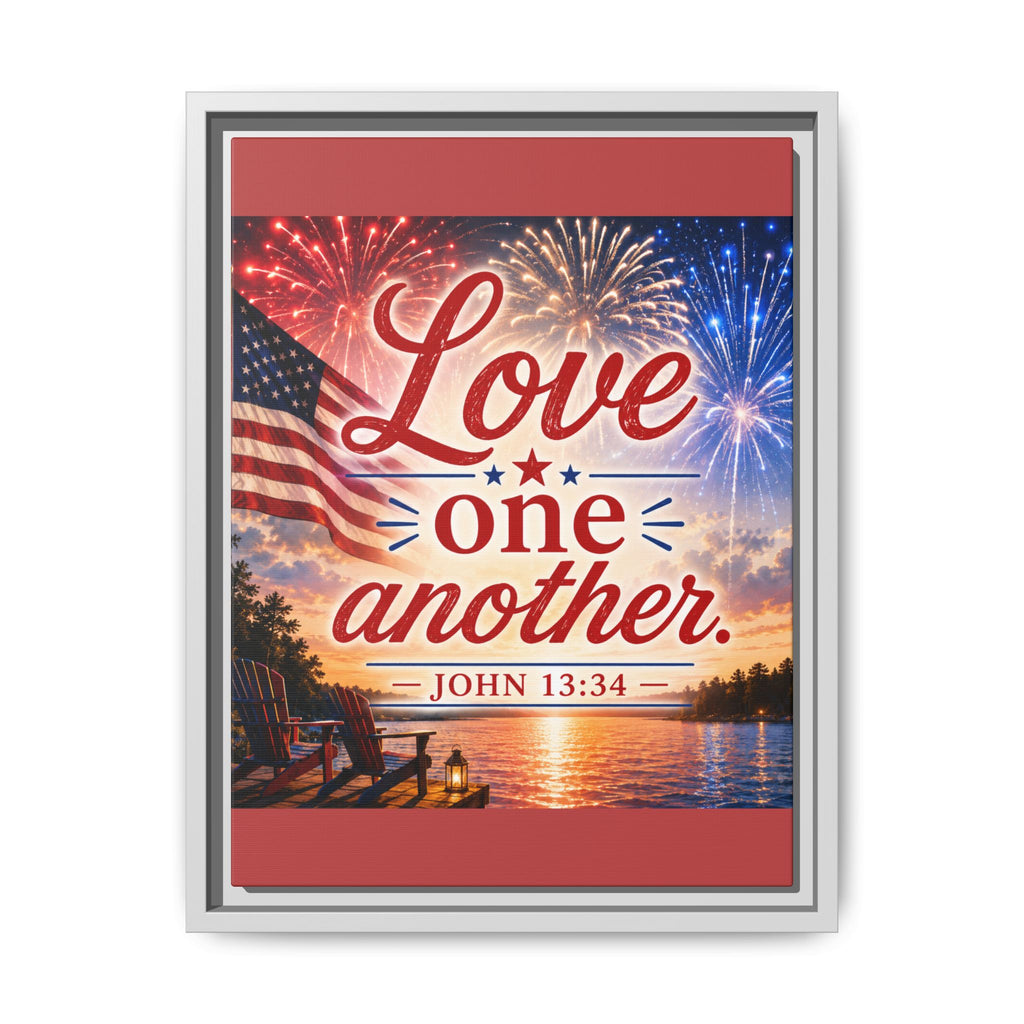 Matte Canvas, Framed (Multi-color)