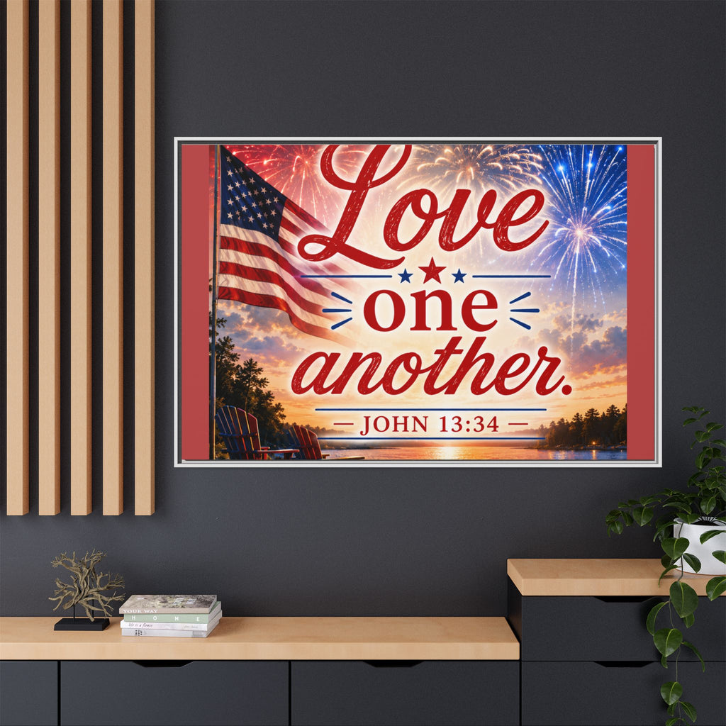 Matte Canvas, Framed (Multi-color)