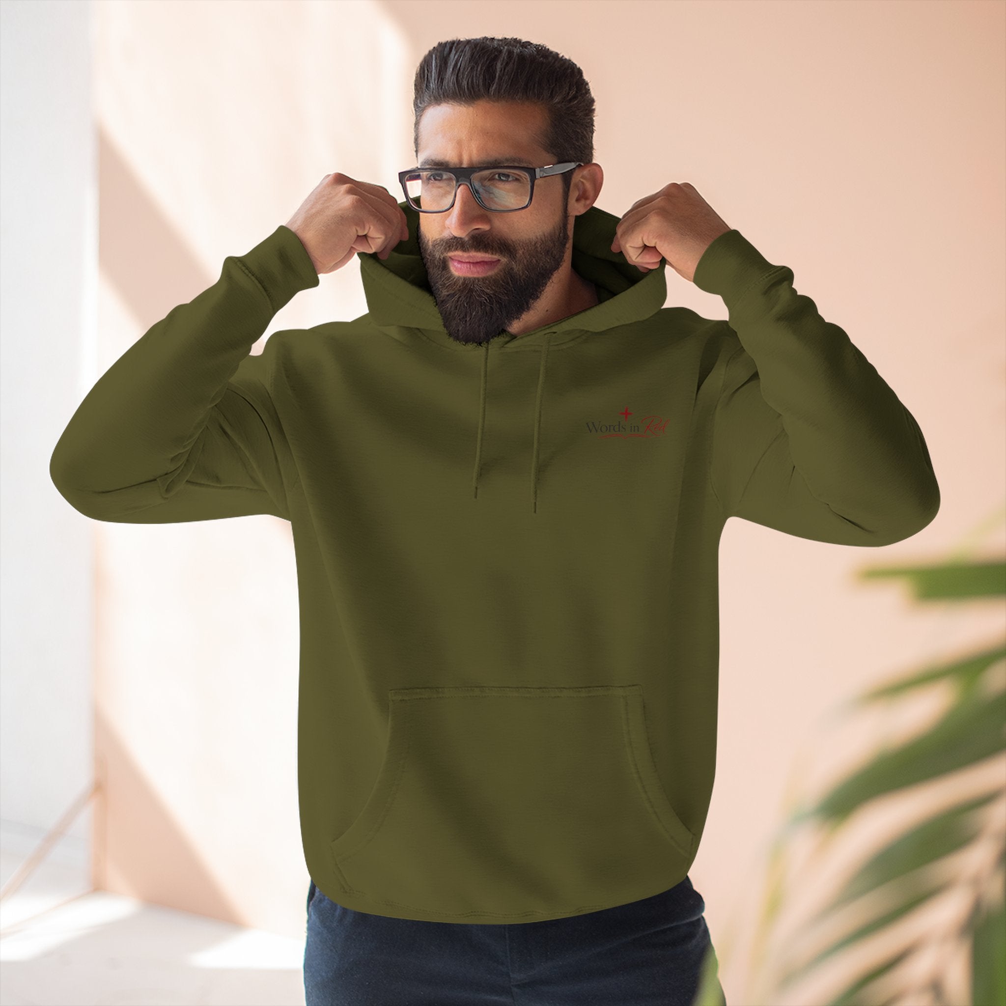 Faith Quote Hoodie — "I am the way, the truth, and the life" Fleece Pullover