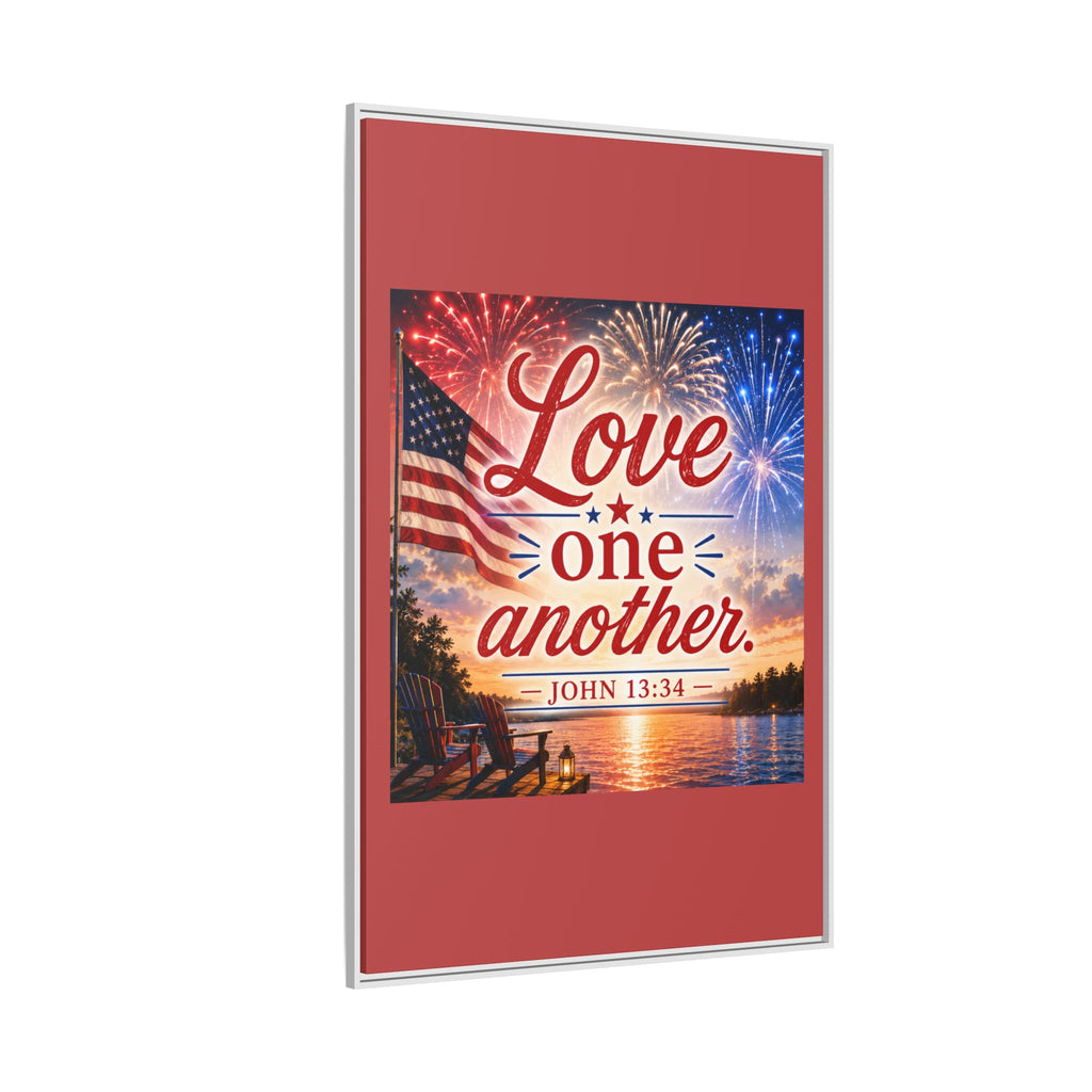 Matte Canvas, Framed (Multi-color)