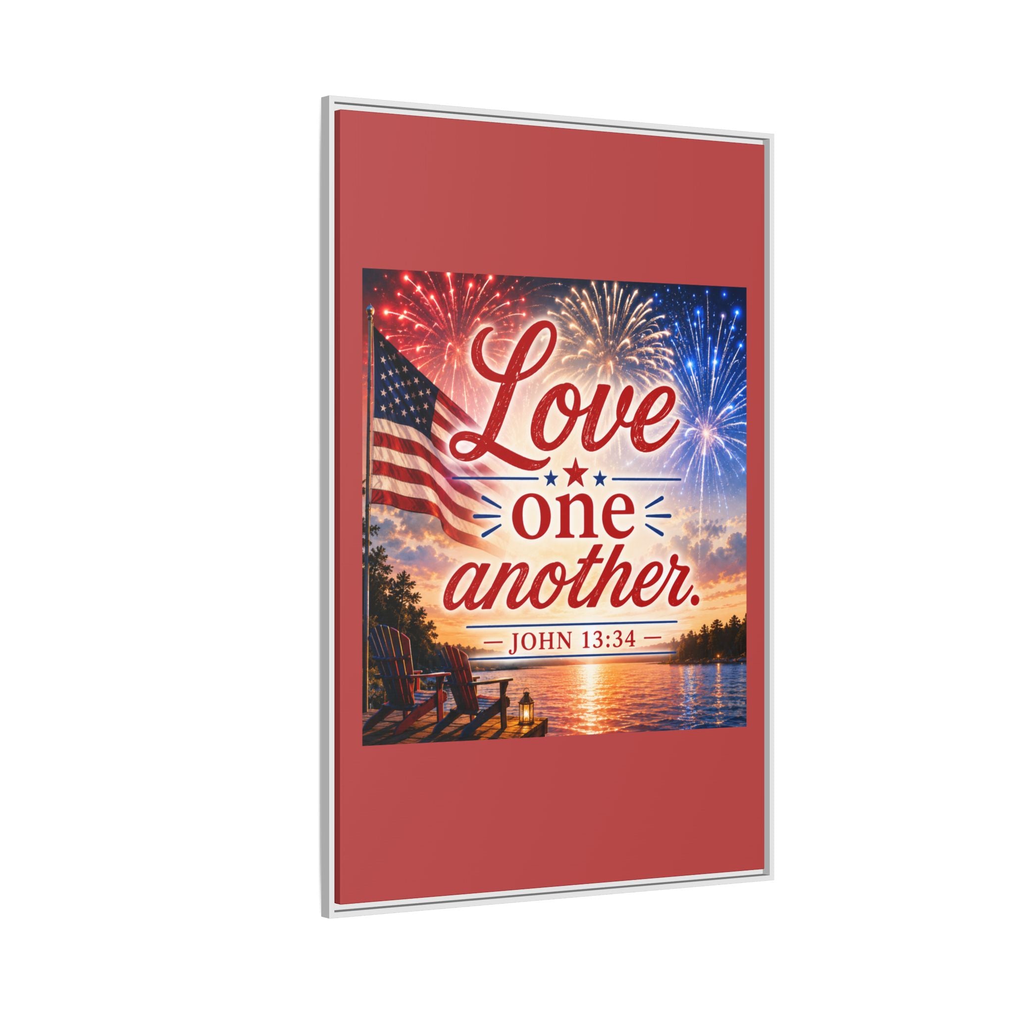Matte Canvas, Framed (Multi-color)