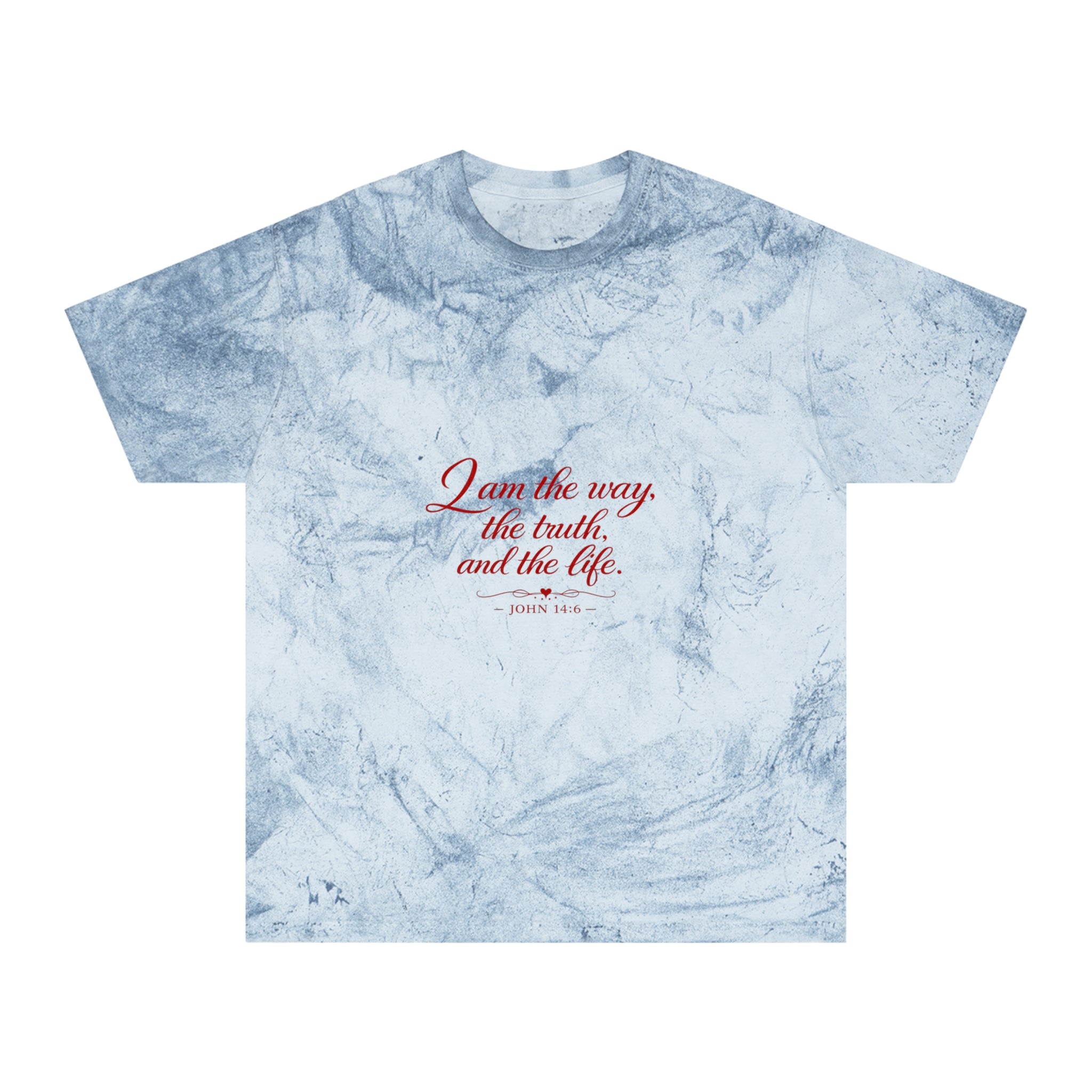I Am the Way Tie-Dye T-Shirt — Inspirational Christian Quote Tee