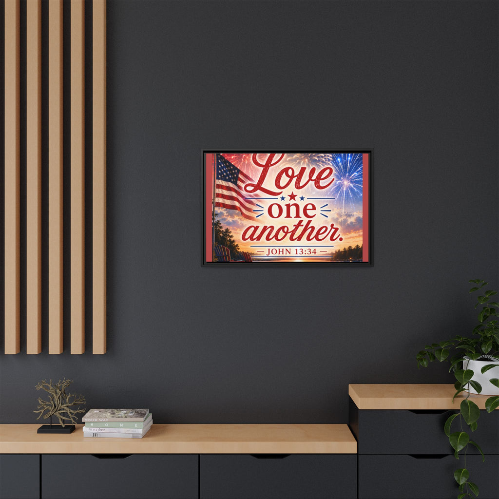 Matte Canvas, Framed (Multi-color)