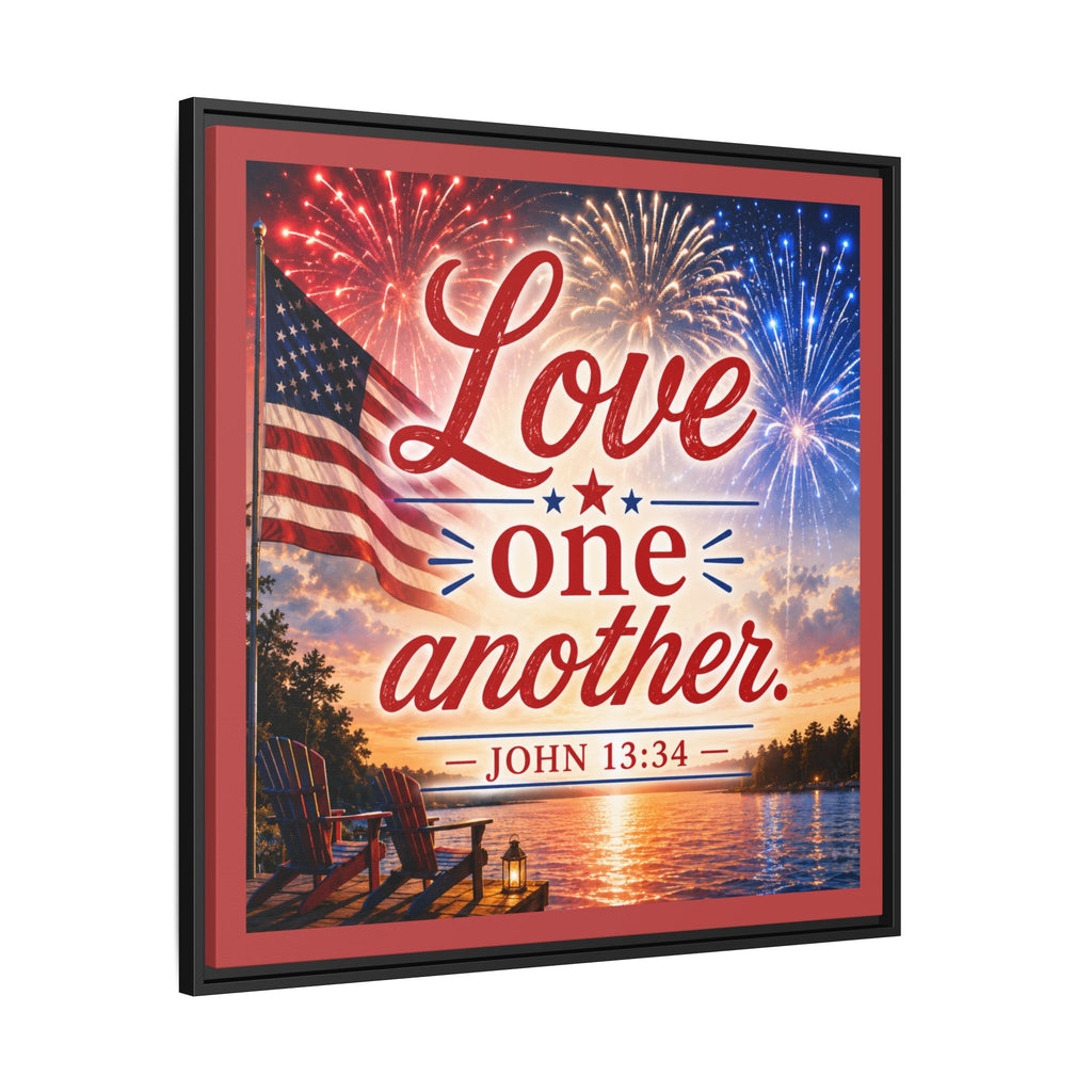 Matte Canvas, Framed (Multi-color)