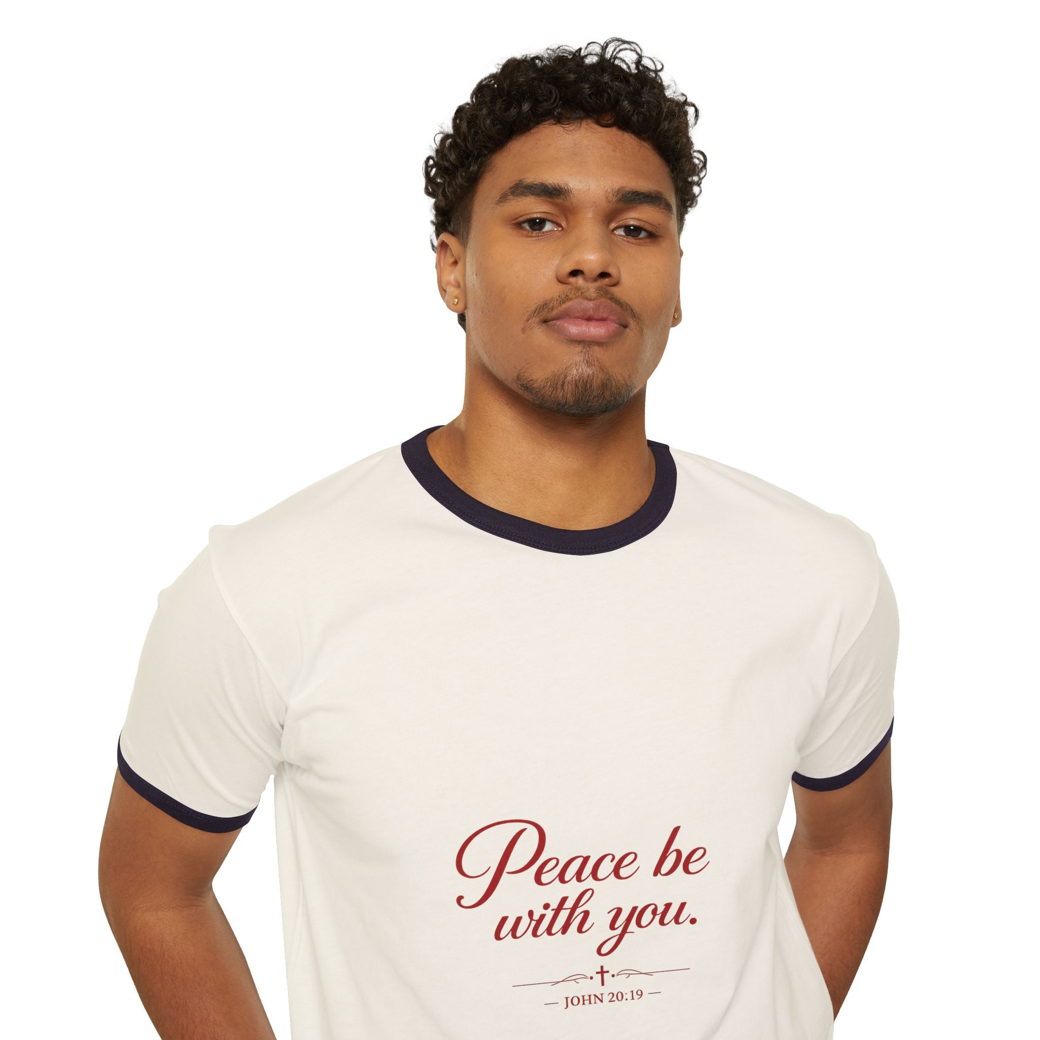 Peace Be With You Ringer T-Shirt