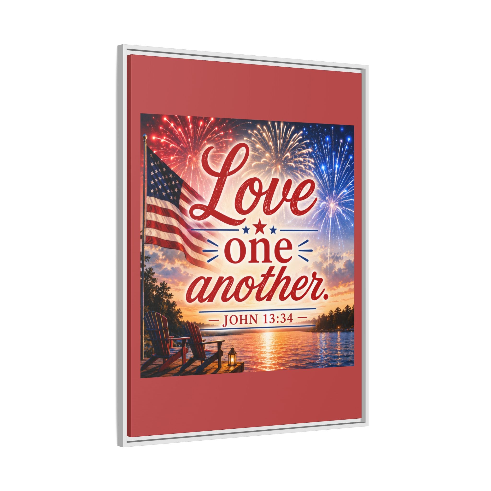Matte Canvas, Framed (Multi-color)