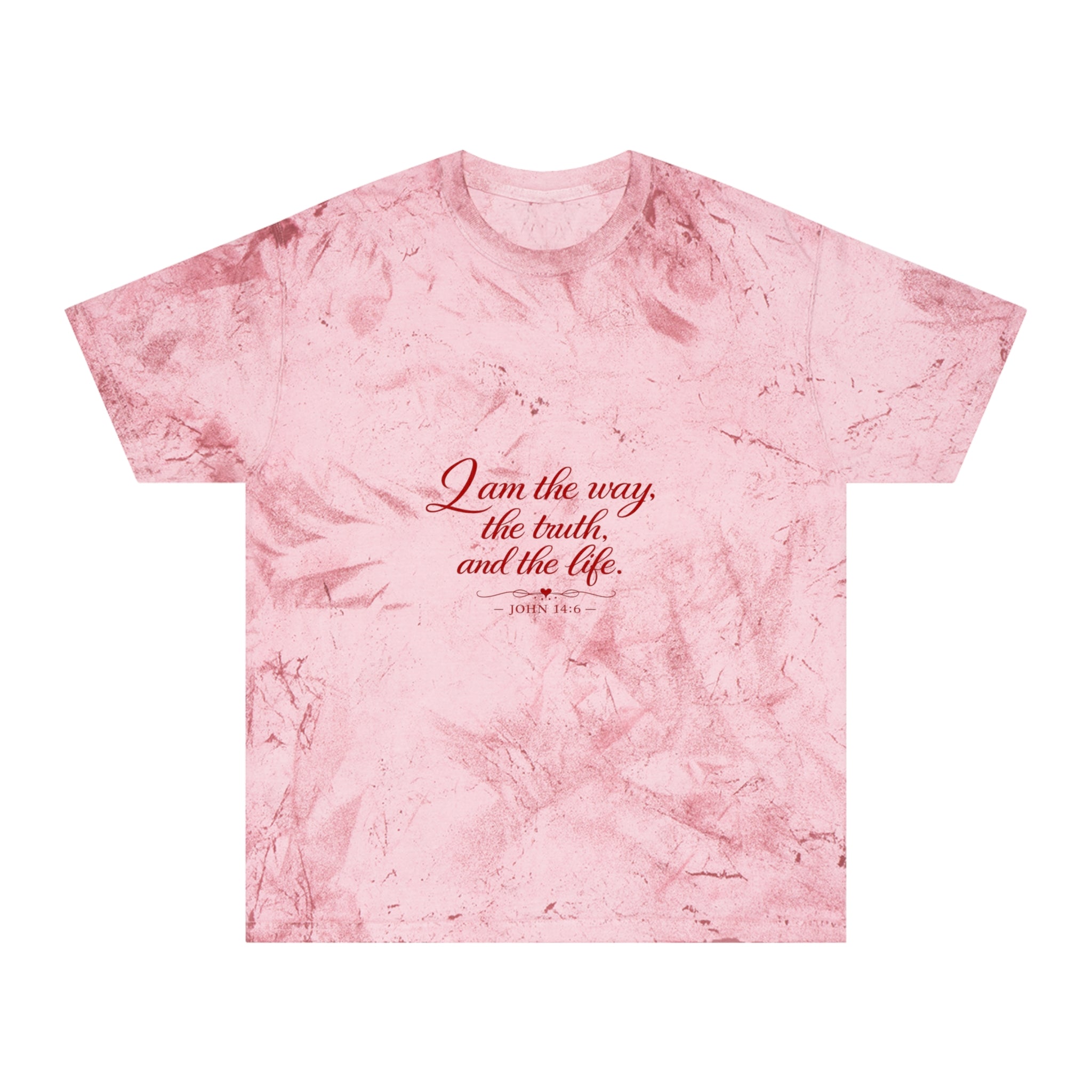 I Am the Way Tie-Dye T-Shirt — Inspirational Christian Quote Tee