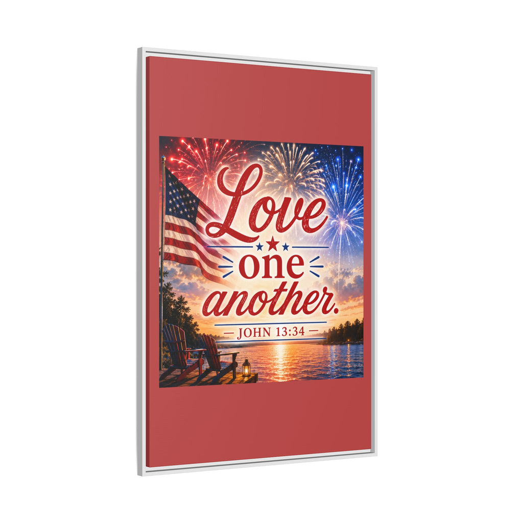 Matte Canvas, Framed (Multi-color)