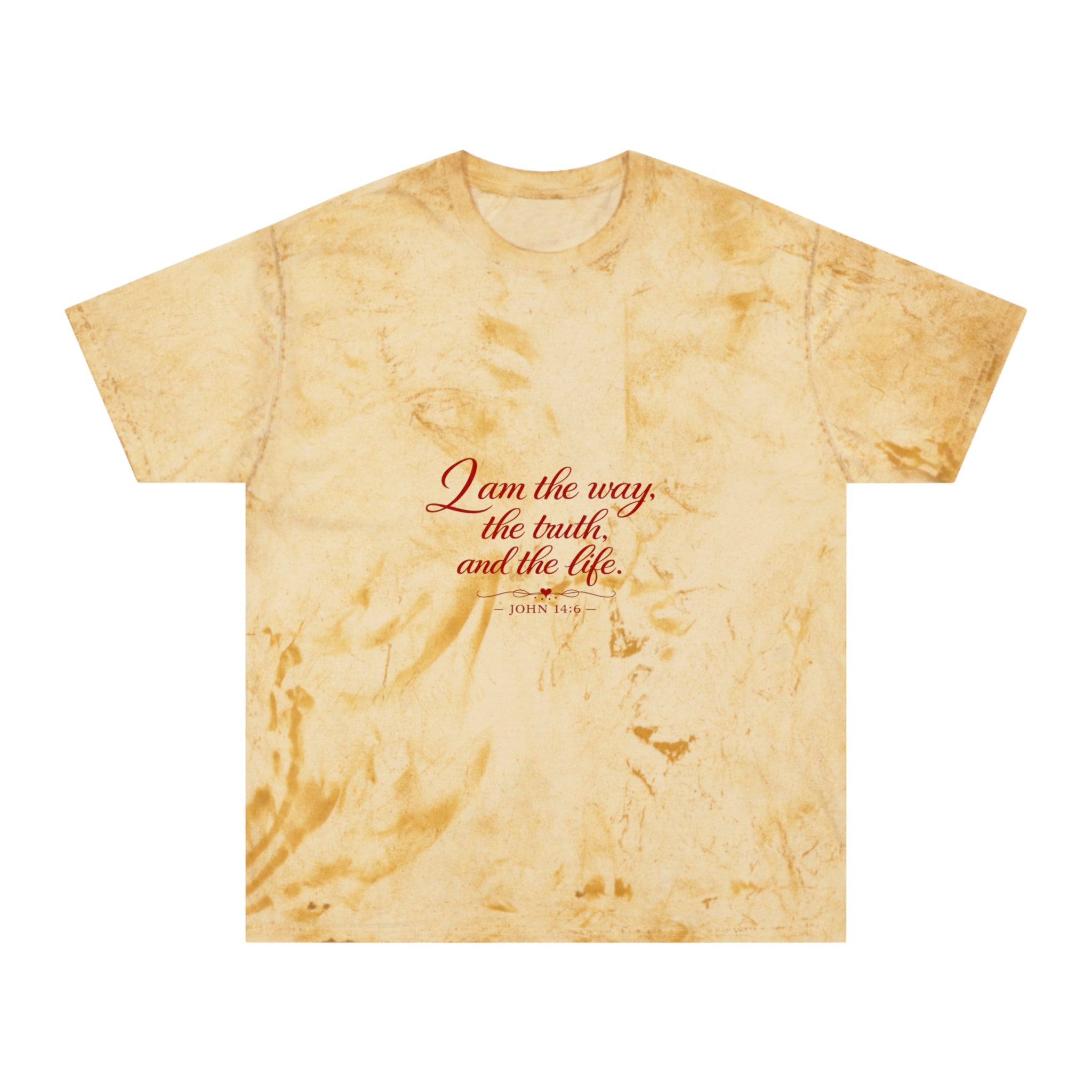 I Am the Way Tie-Dye T-Shirt — Inspirational Christian Quote Tee