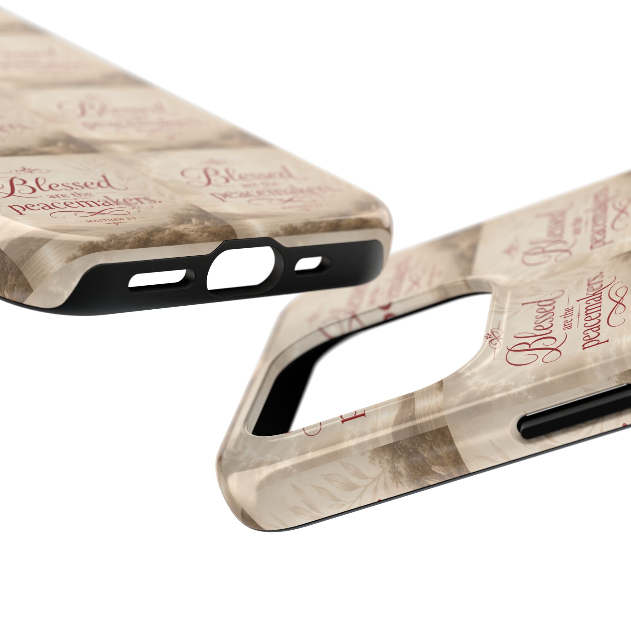 Blessed Are the Peacemakers Phone Case — Christian Inspirational Tough Phone Case