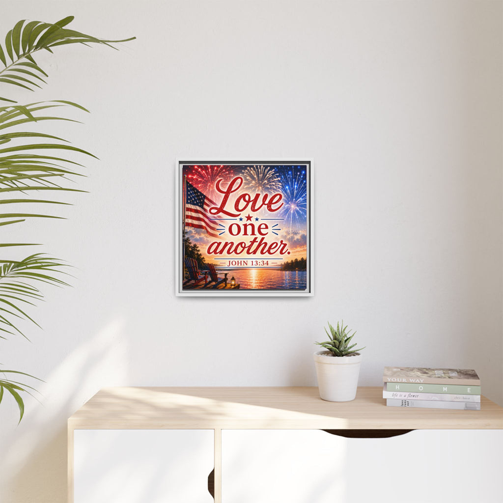Matte Canvas, Framed (Multi-color)