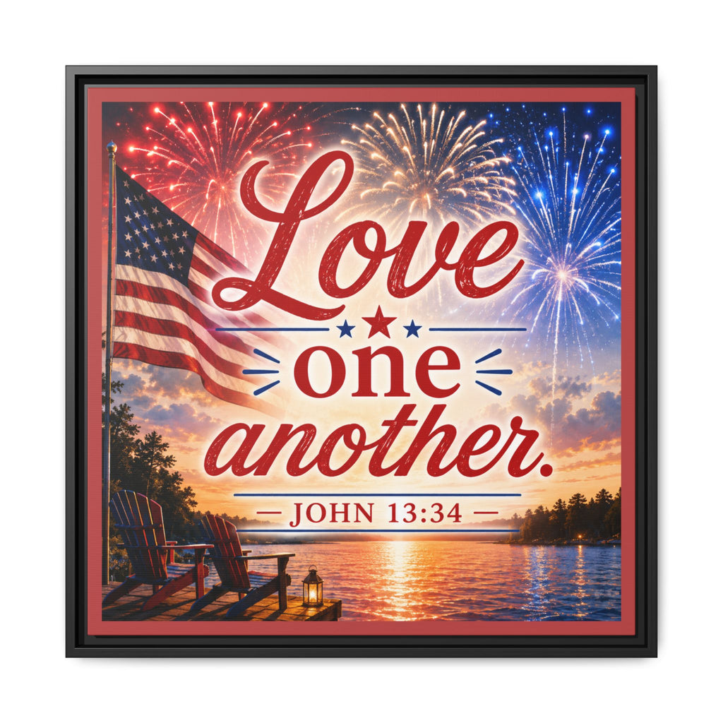 Matte Canvas, Framed (Multi-color)