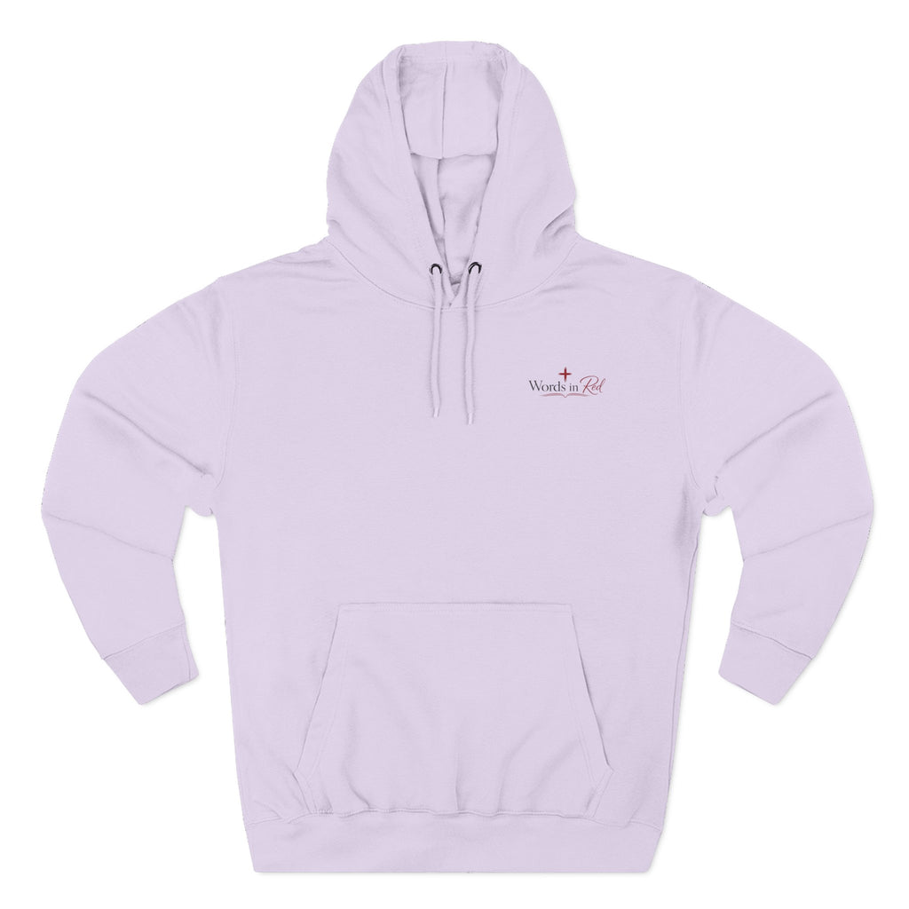 Faith Quote Hoodie — "I am the way, the truth, and the life" Fleece Pullover