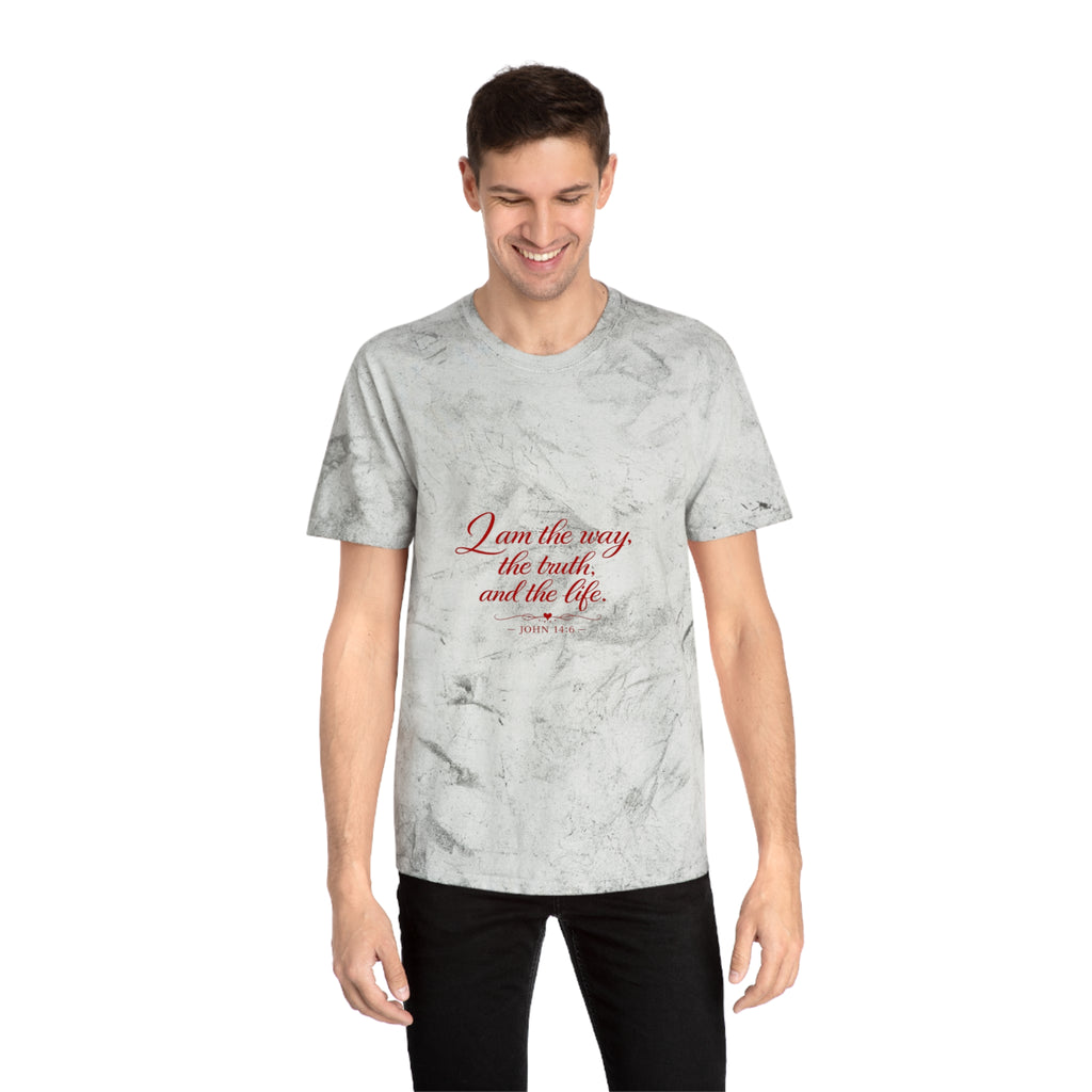 I Am the Way Tie-Dye T-Shirt — Inspirational Christian Quote Tee