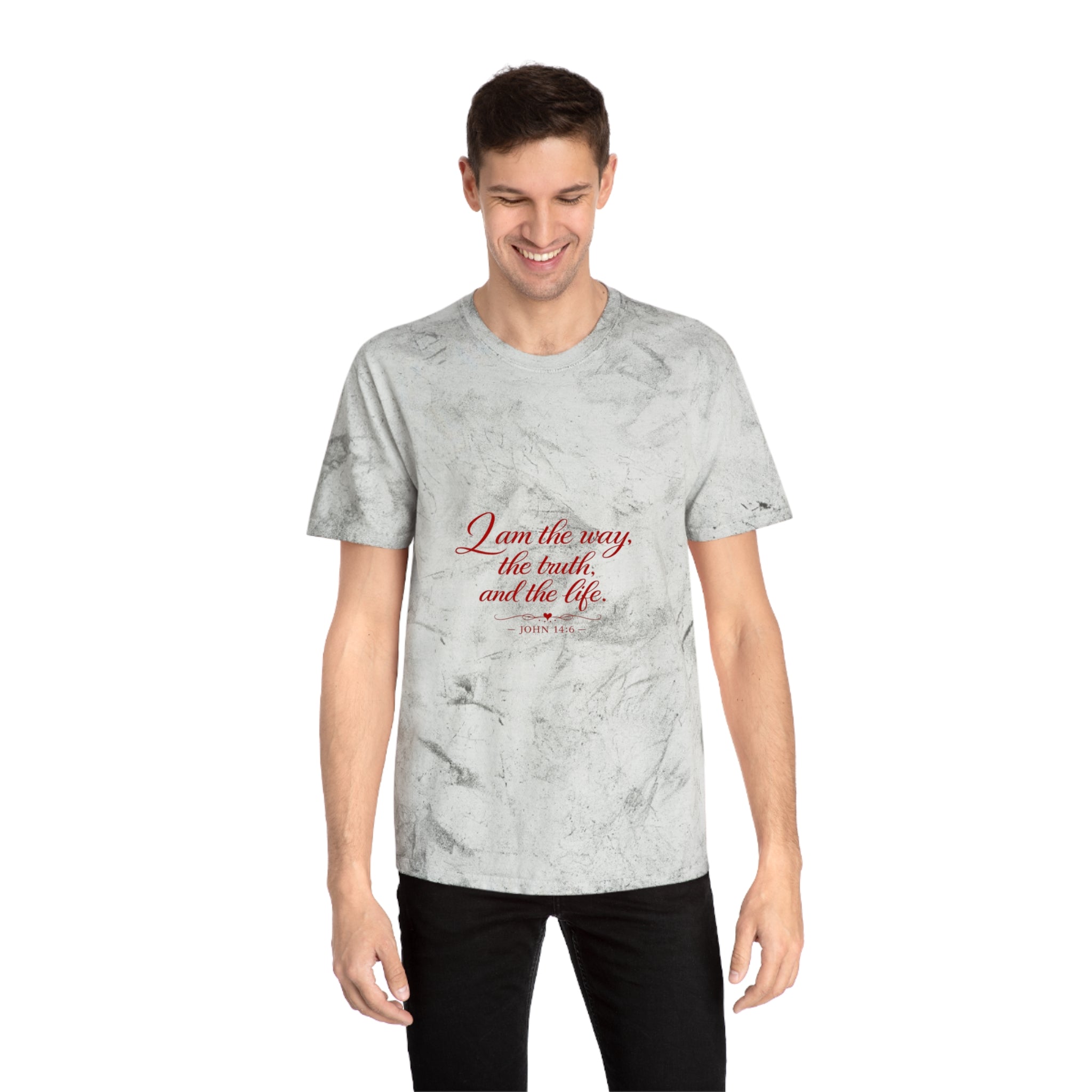 I Am the Way Tie-Dye T-Shirt — Inspirational Christian Quote Tee
