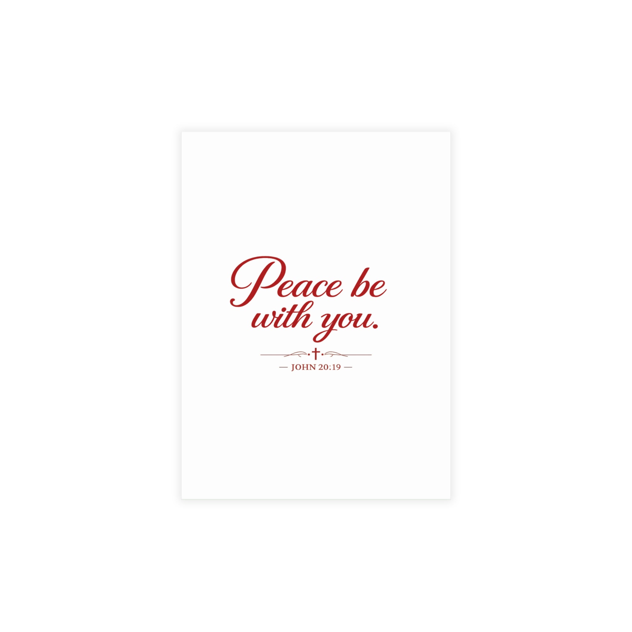 'Peace be with you' Postcard Bundles (envelopes included)
