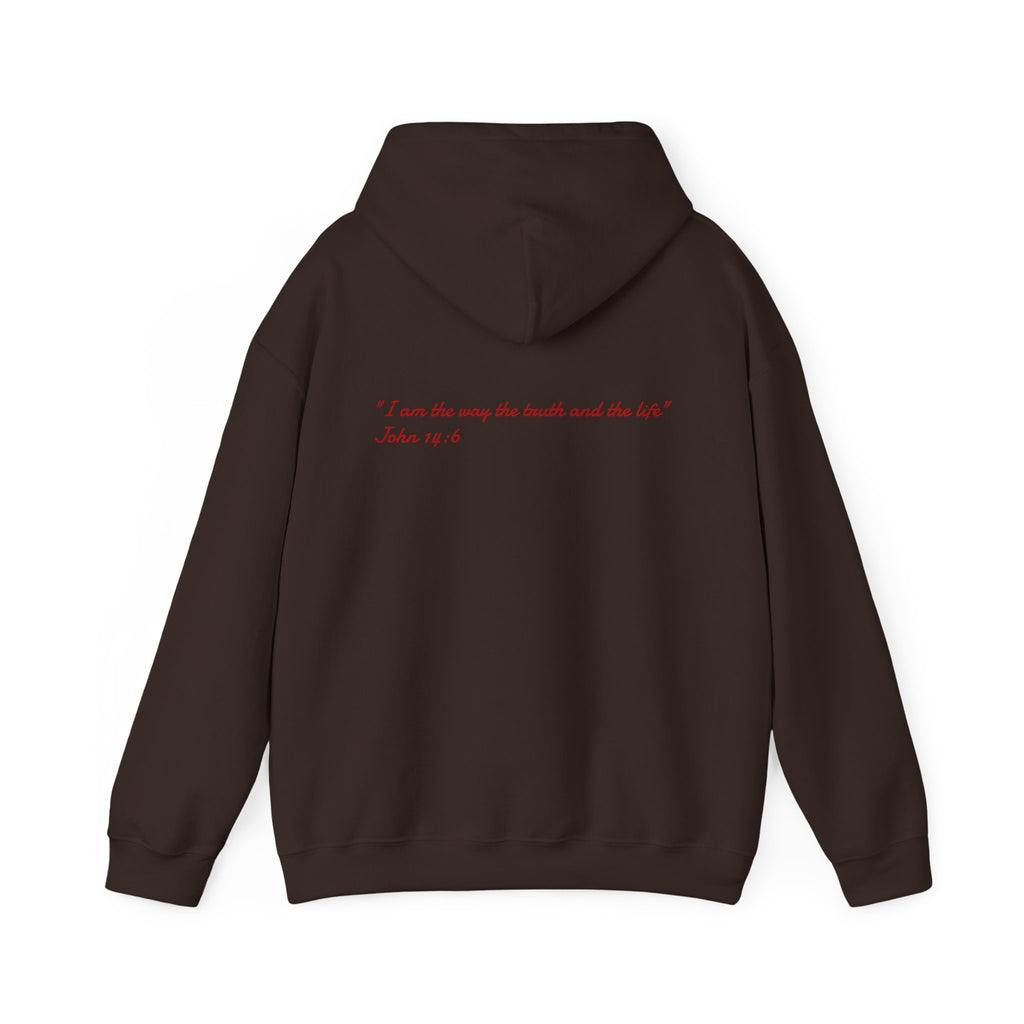 Words in Red Hoodie — Faith Script "I am the way the truth and the life" John 14:6