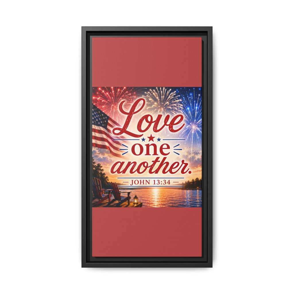 Matte Canvas, Framed (Multi-color)