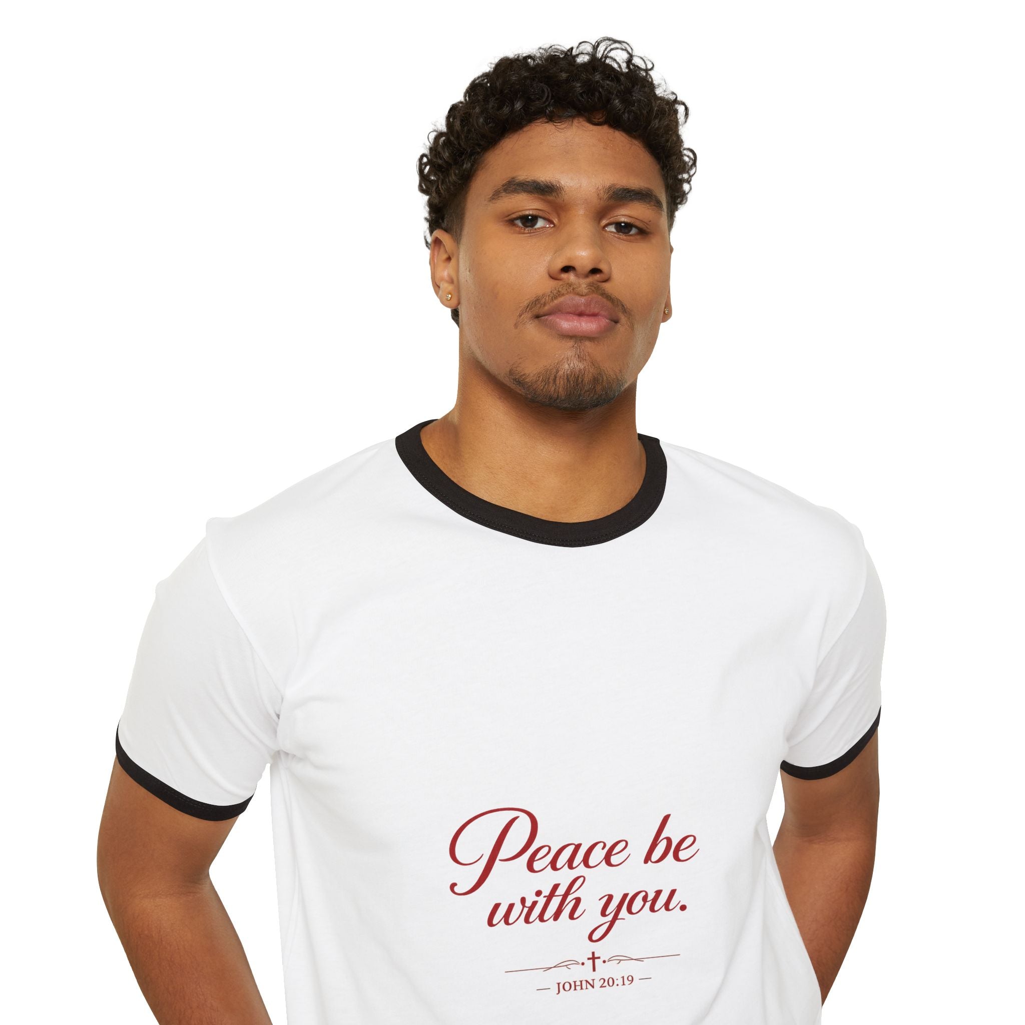 Peace Be With You Ringer T-Shirt