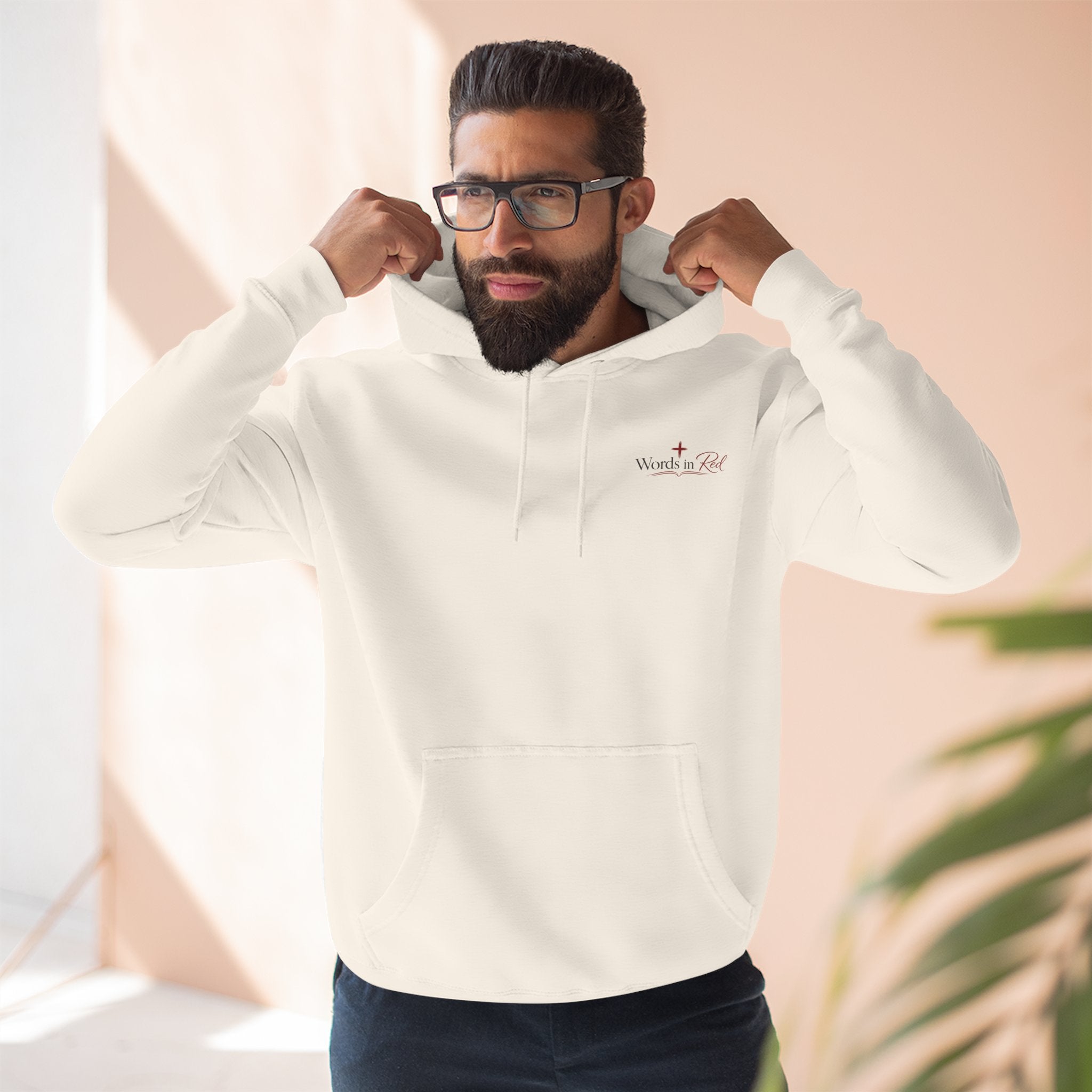 Faith Quote Hoodie — "I am the way, the truth, and the life" Fleece Pullover